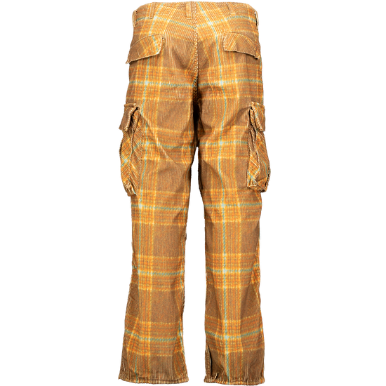 Corduroy Printed Cargo Pants Woven