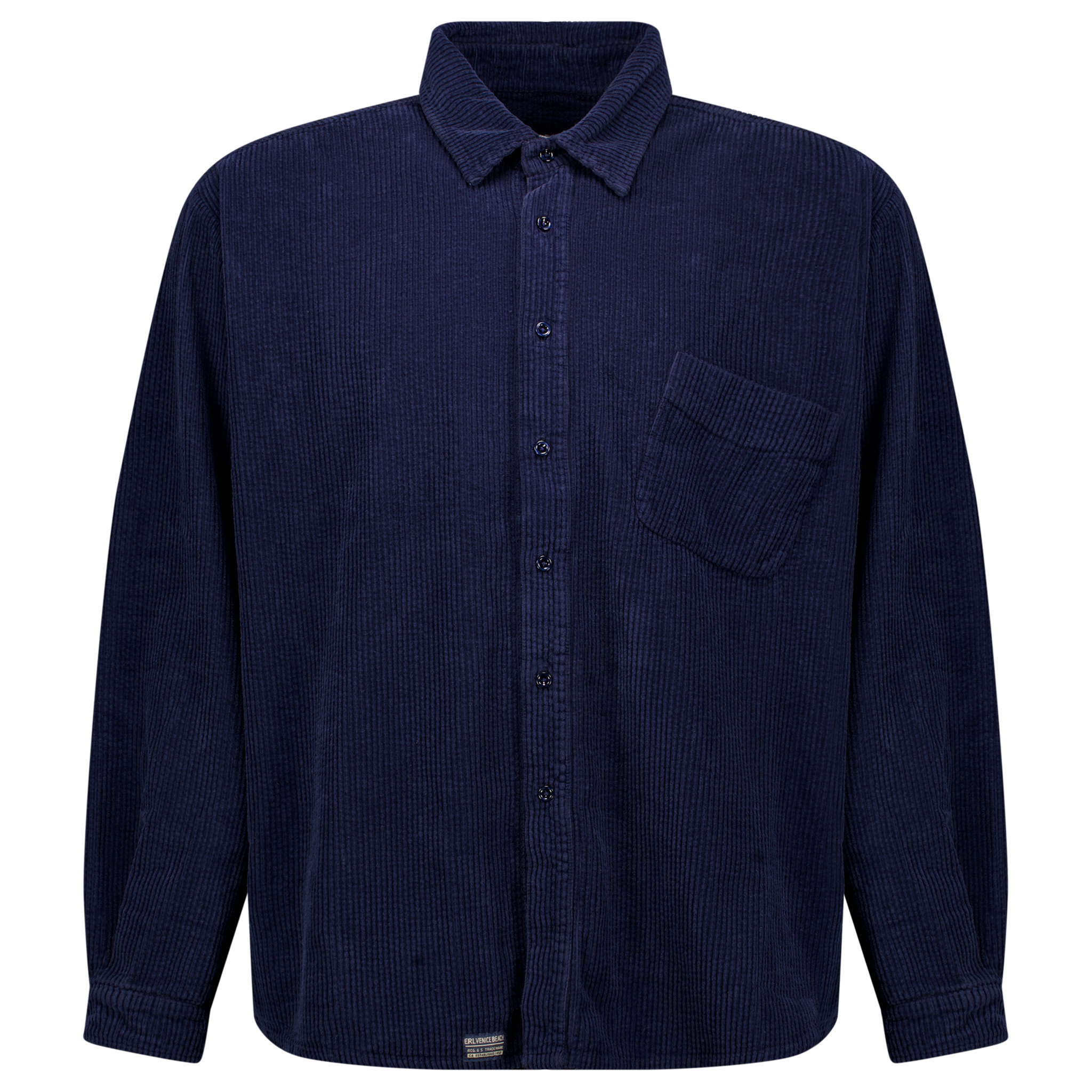 その他 TEN CORDUROY SHIRT NAVY S Corduroy Overshirt Woven
