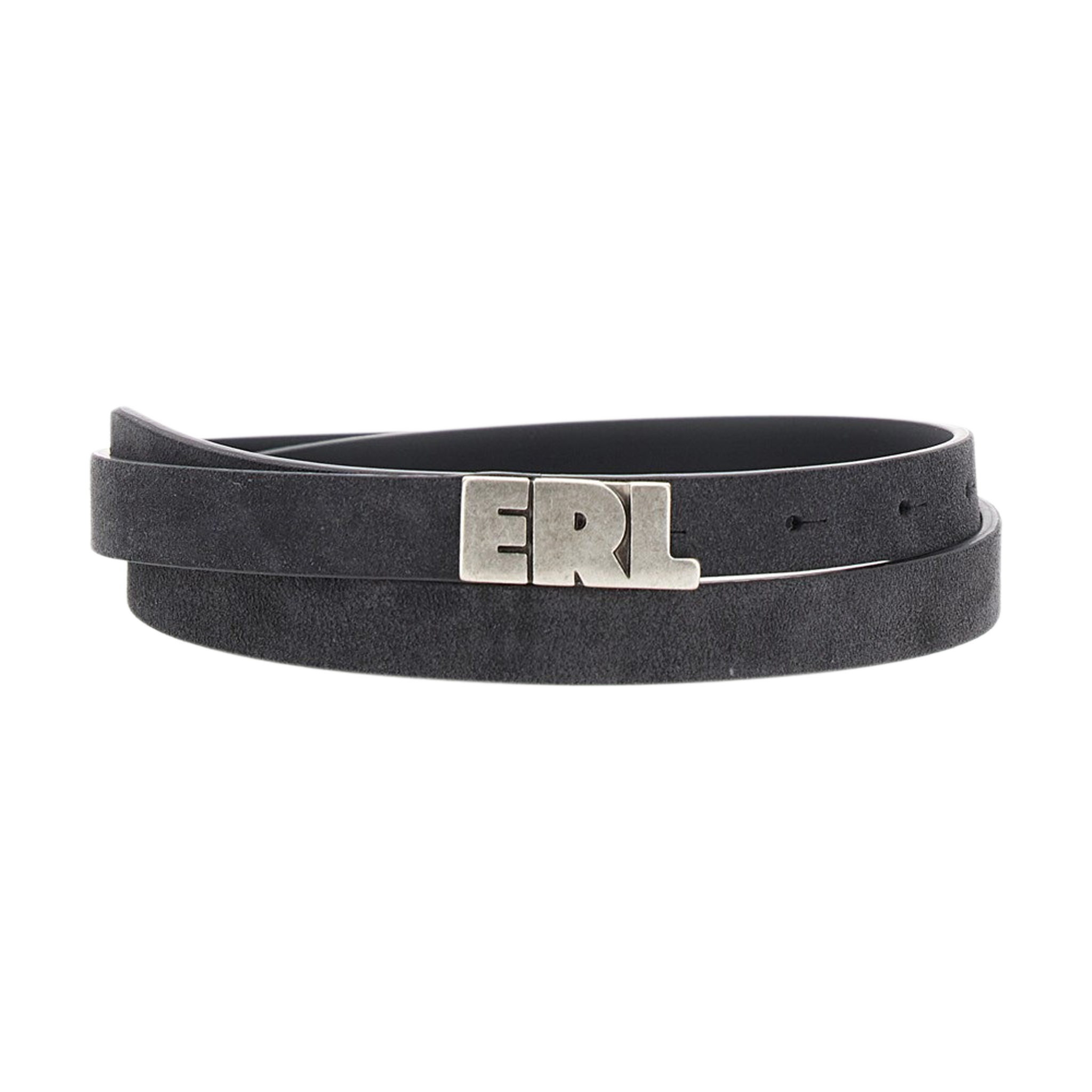 ベルト ERL UNISEX SUEDE SKINNY LEATHER BELT Suede Skinny Leather Belt