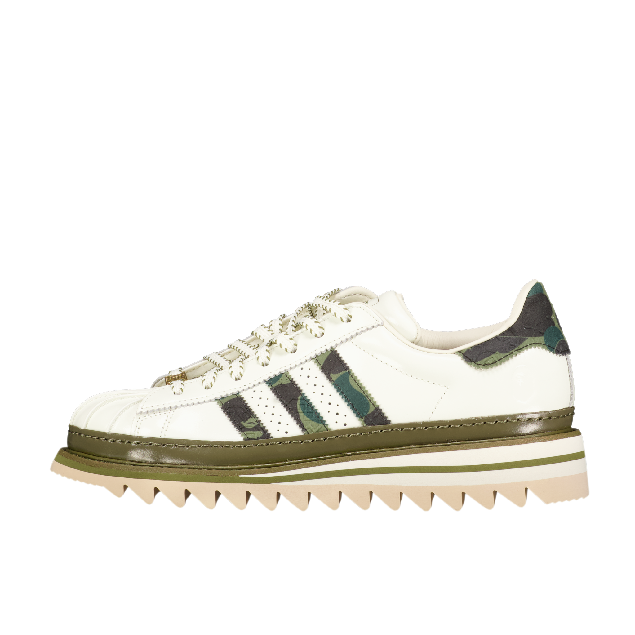 Bape X Edison Chen Clot X Adidas Superstar 'Olive Cargo' Bape X Edison Chen Clot X Adidas Superstar 'Olive Cargo'