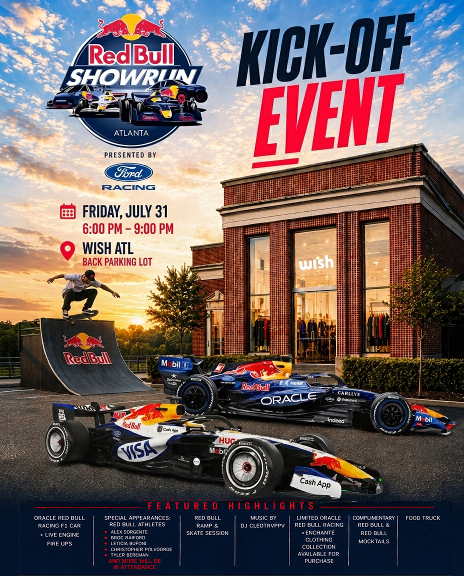 Red Bull Racing x Wish ATL Showrun Kick-Off Event Powered by Ford Racing
