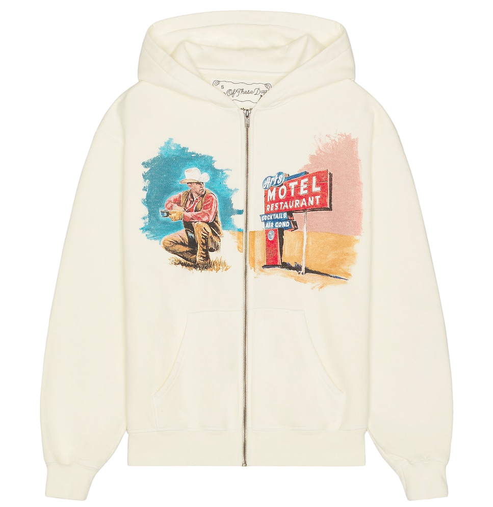 Morning First Remark Zip up Hoodie