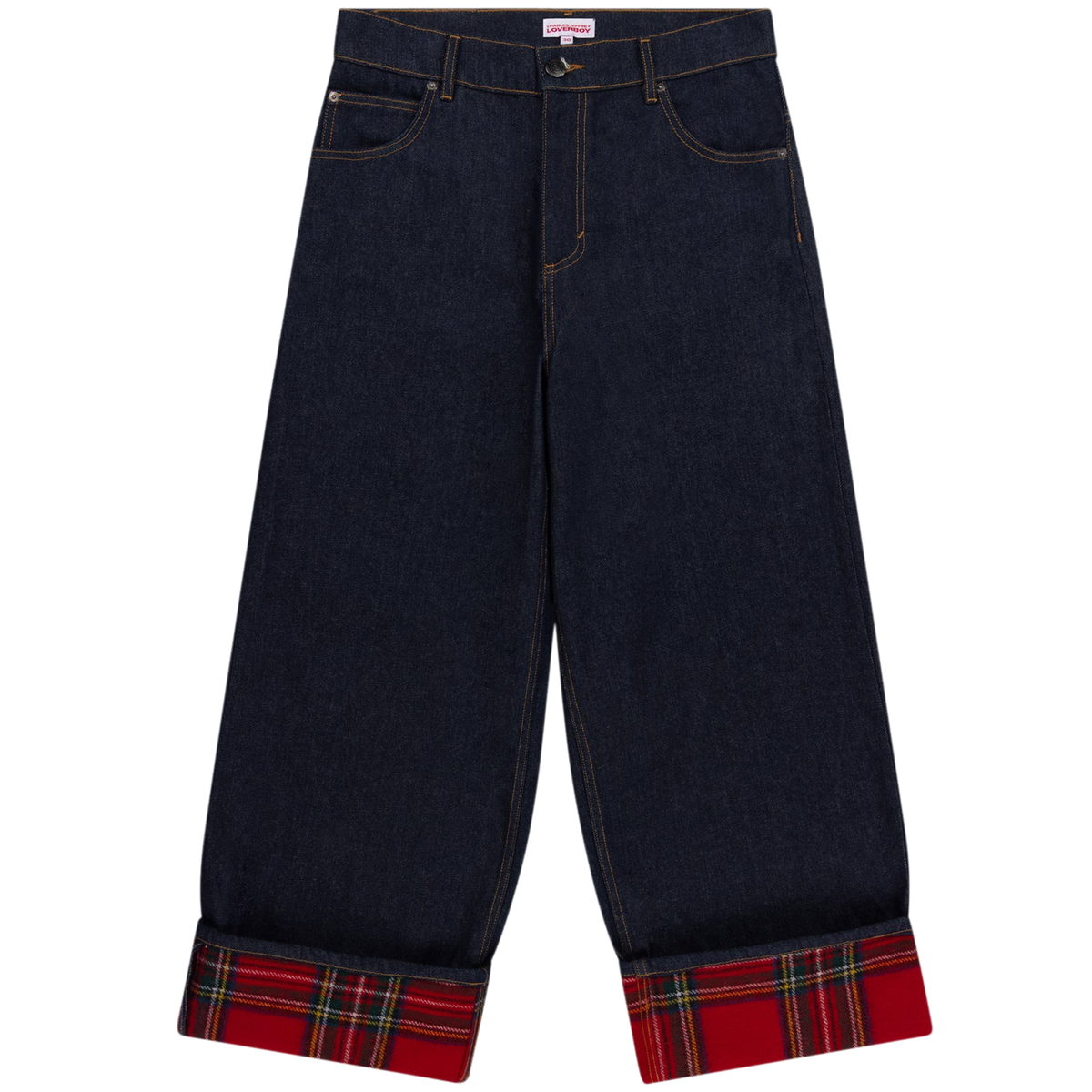 Scarf Wide Leg Jeans