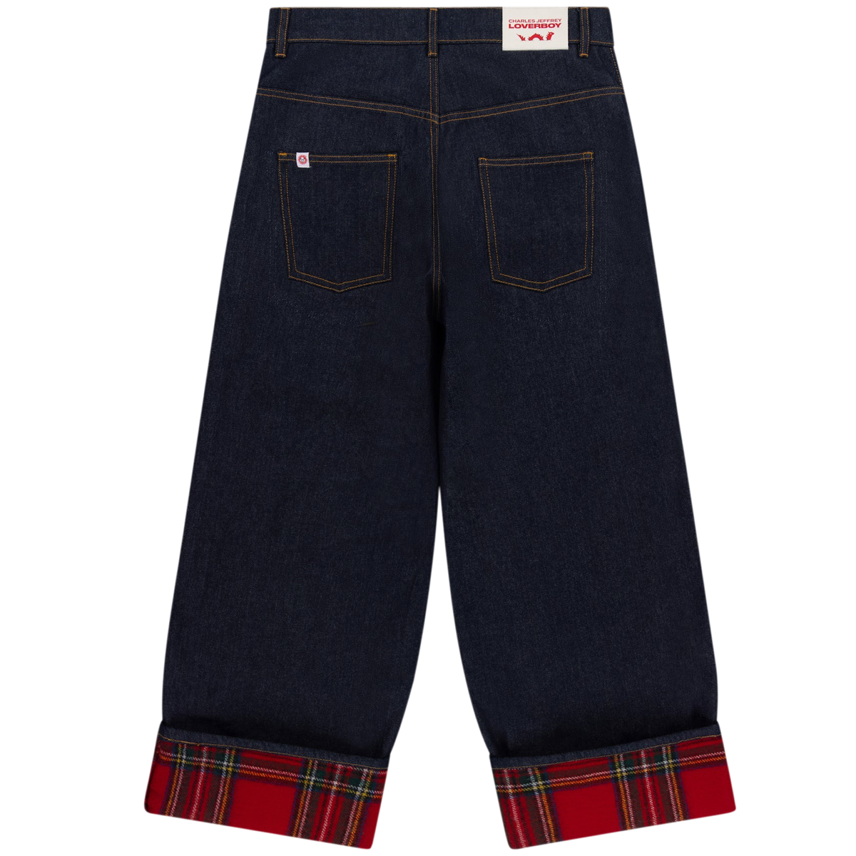 Scarf Wide Leg Jeans