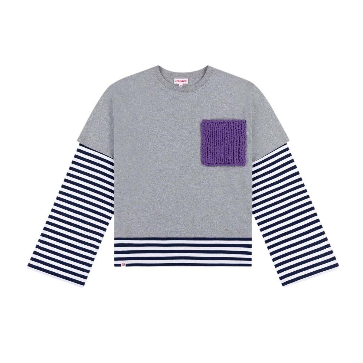 Oversized Knit Patch Tee