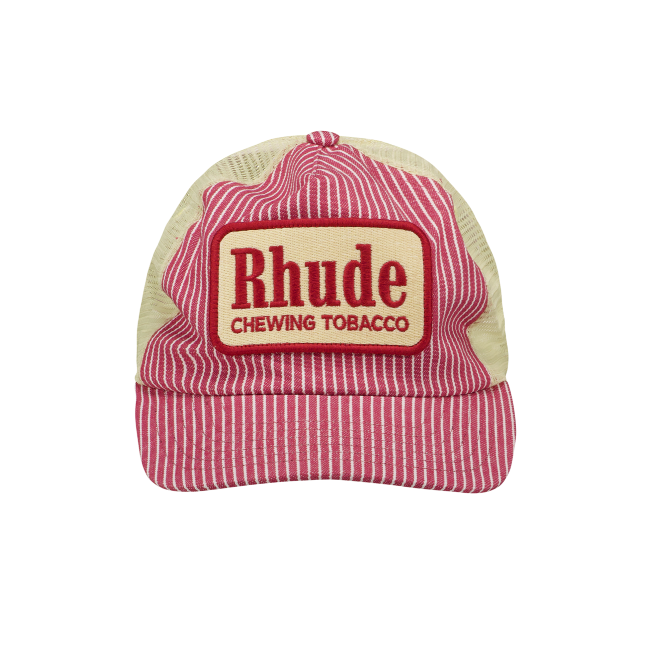 Red Striped Tobacco Trucker Hat