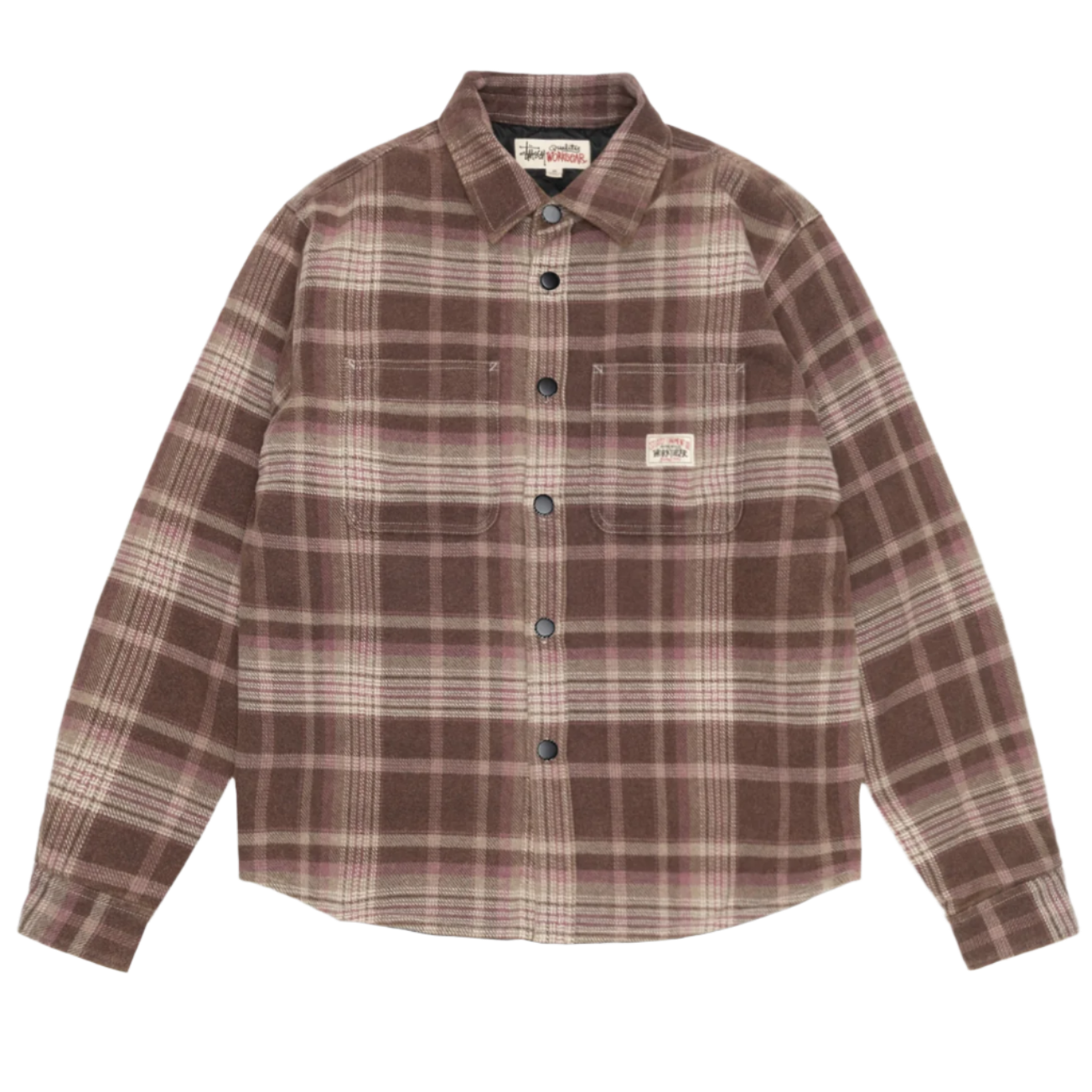 Heavy Washed Plaid Shirt