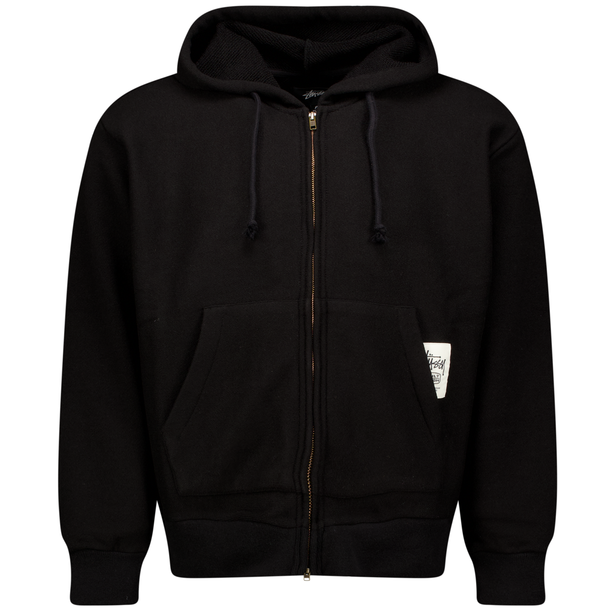 Patch Zip Knit Hoodie