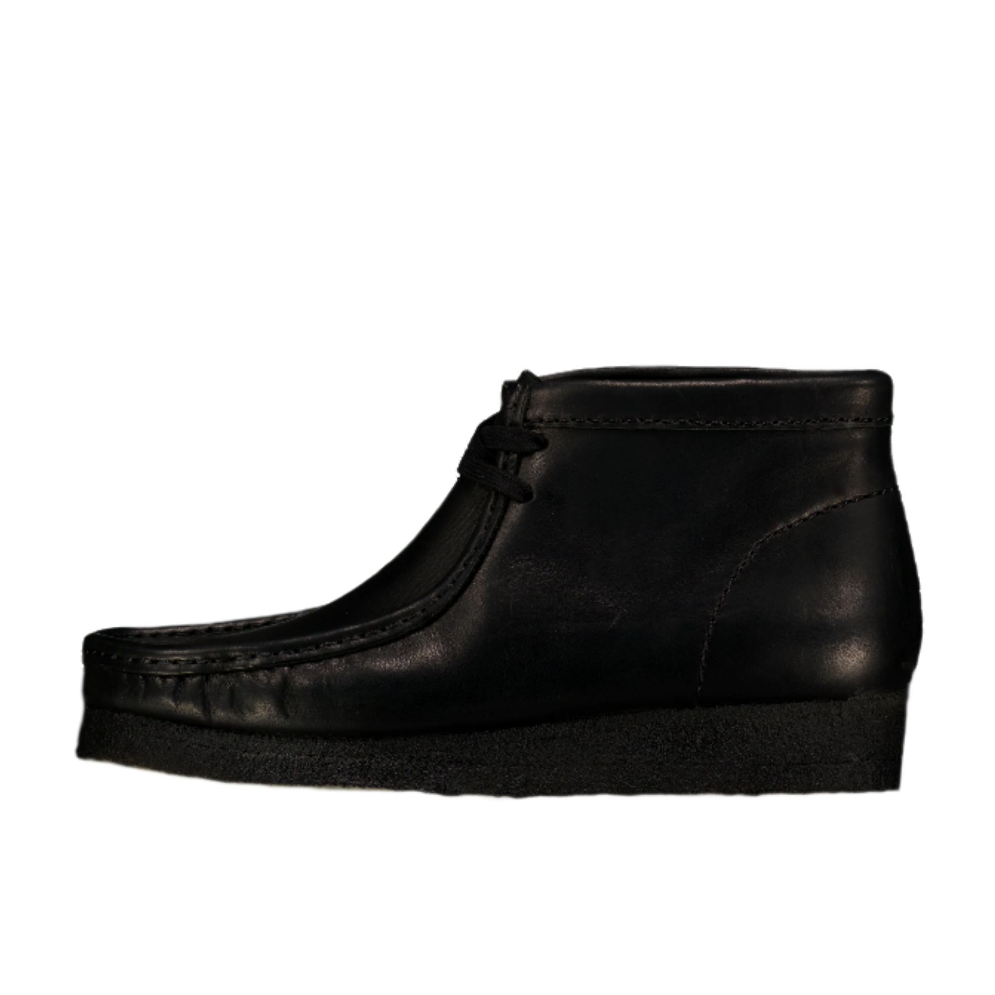 Wallabee Boot Black Leather