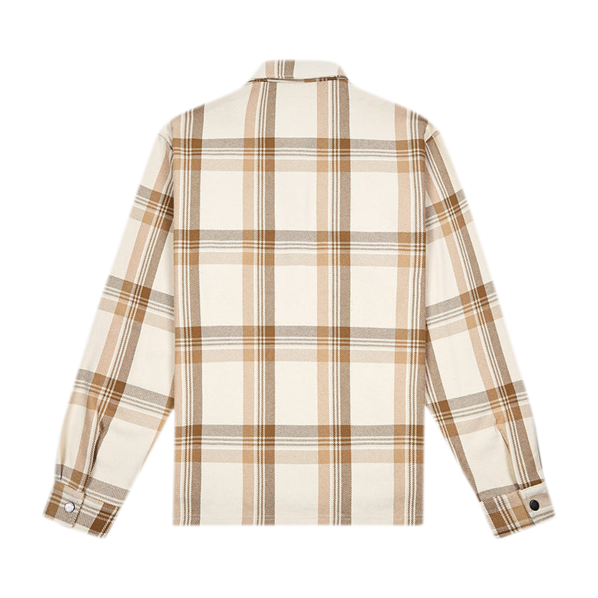 Chestnut Plaid Zip Flannel
