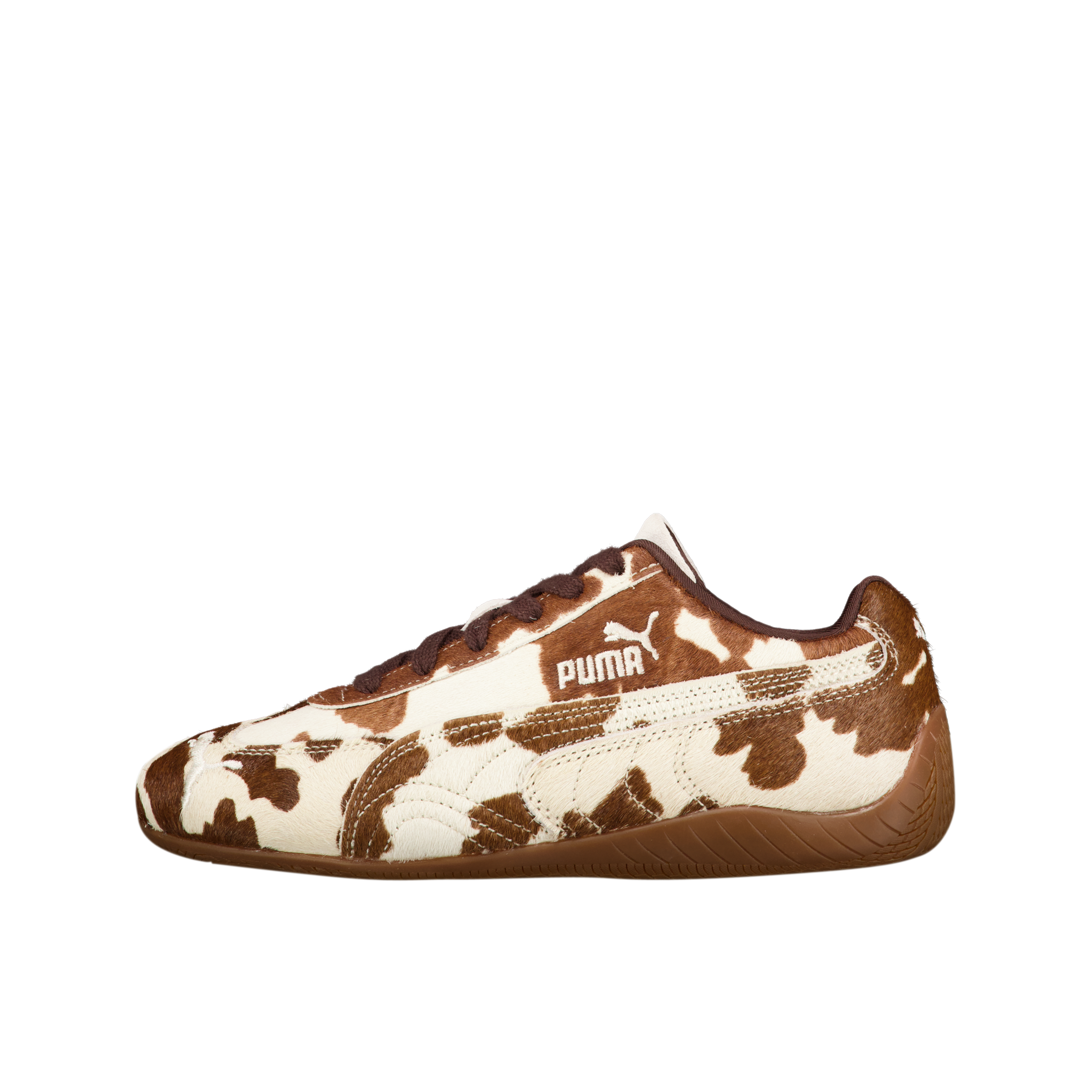 W Speedcat Cow Print  'Chocolate Brown'
