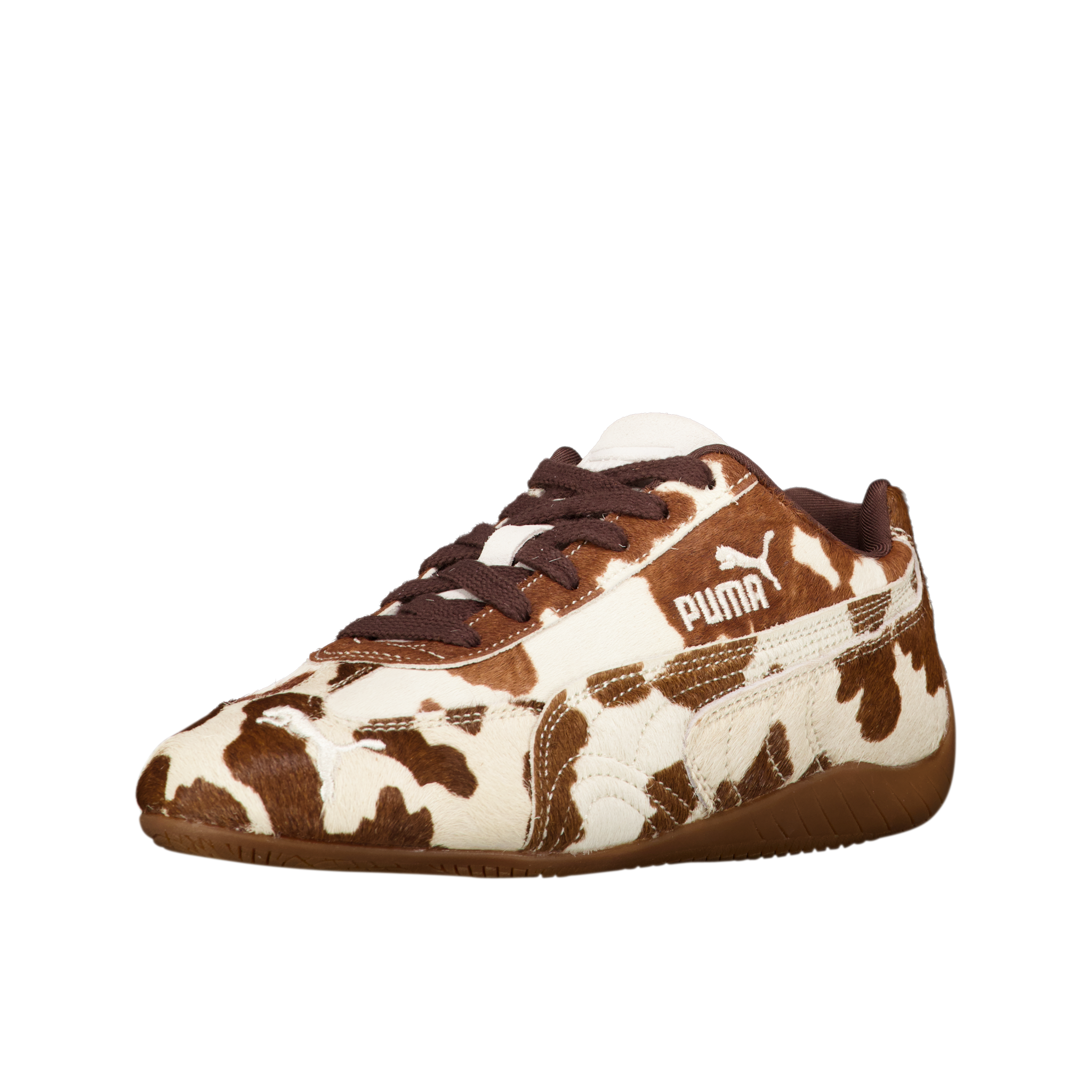 W Speedcat Cow Print  'Chocolate Brown'