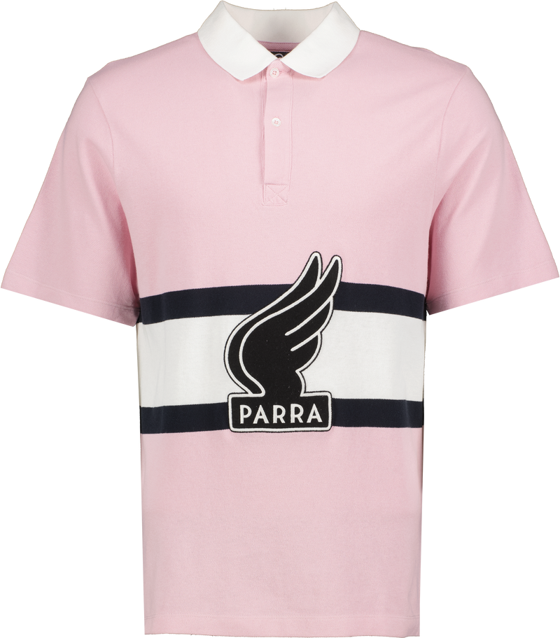 winged logo polo shirt