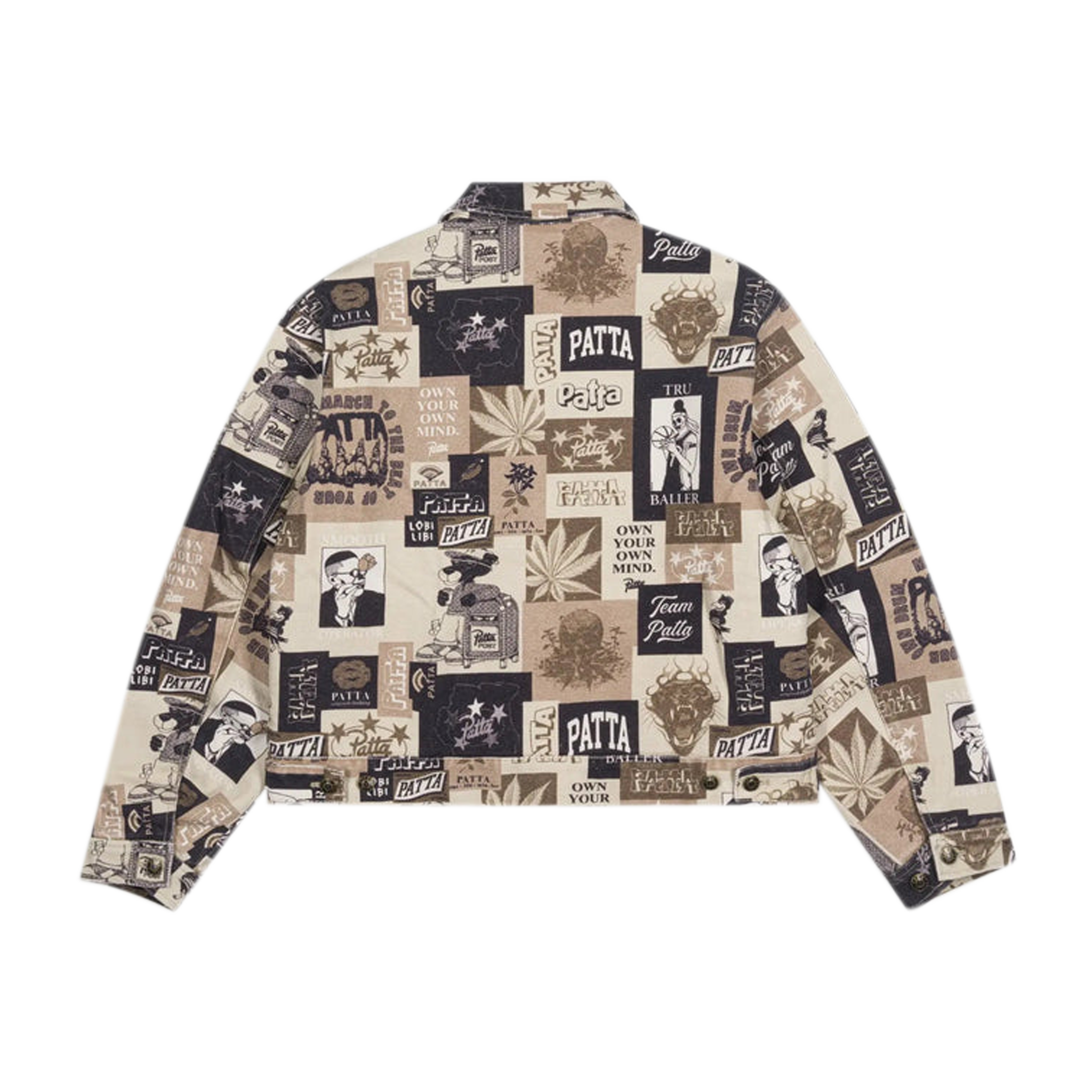 Collage Insulated Canvas Jacket
