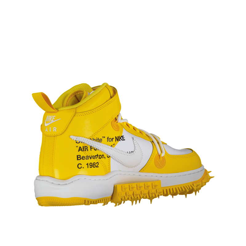 Off-White Nike Air Force 1 Mid Varsity Maize DR0500-101