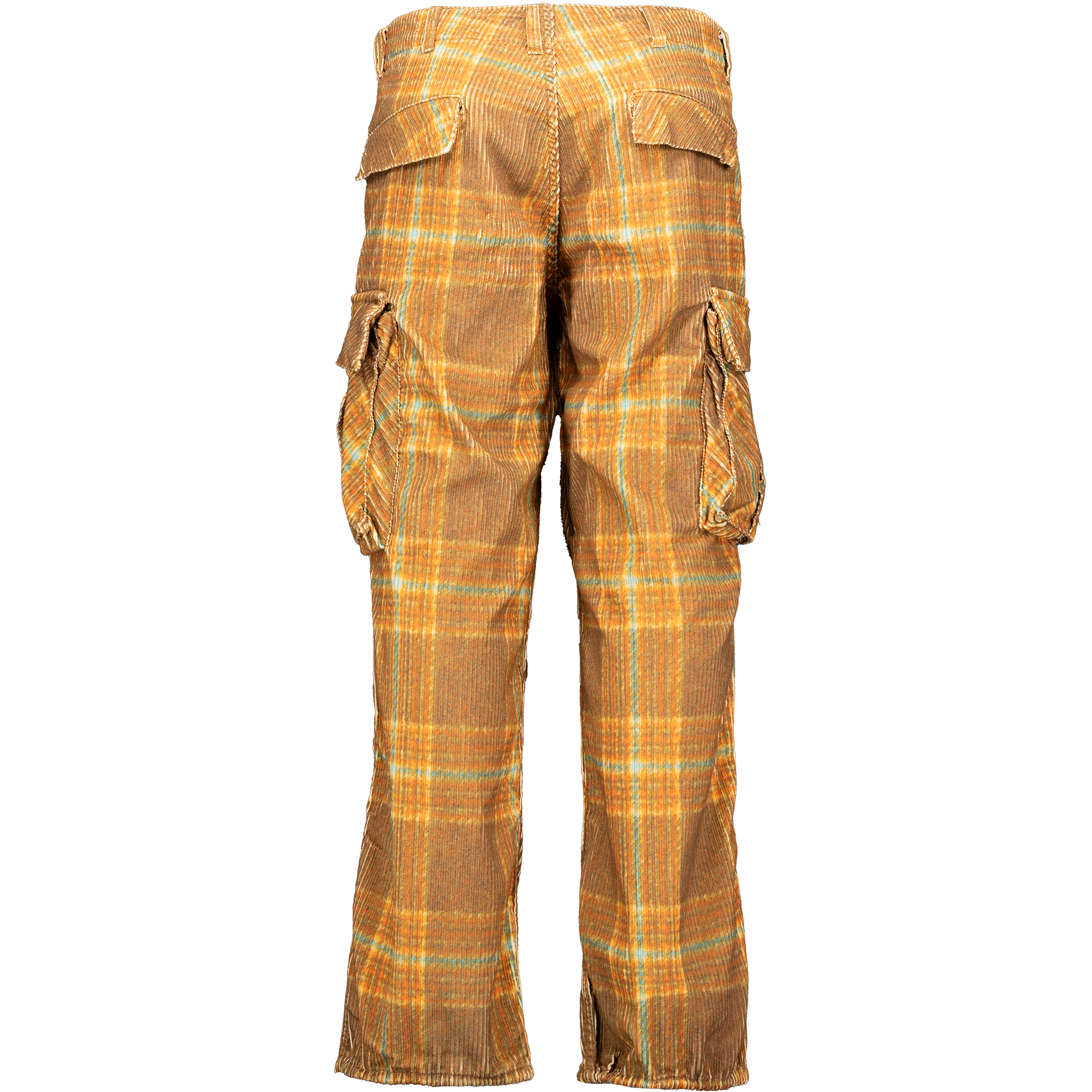 Corduroy Printed Cargo Pants Woven