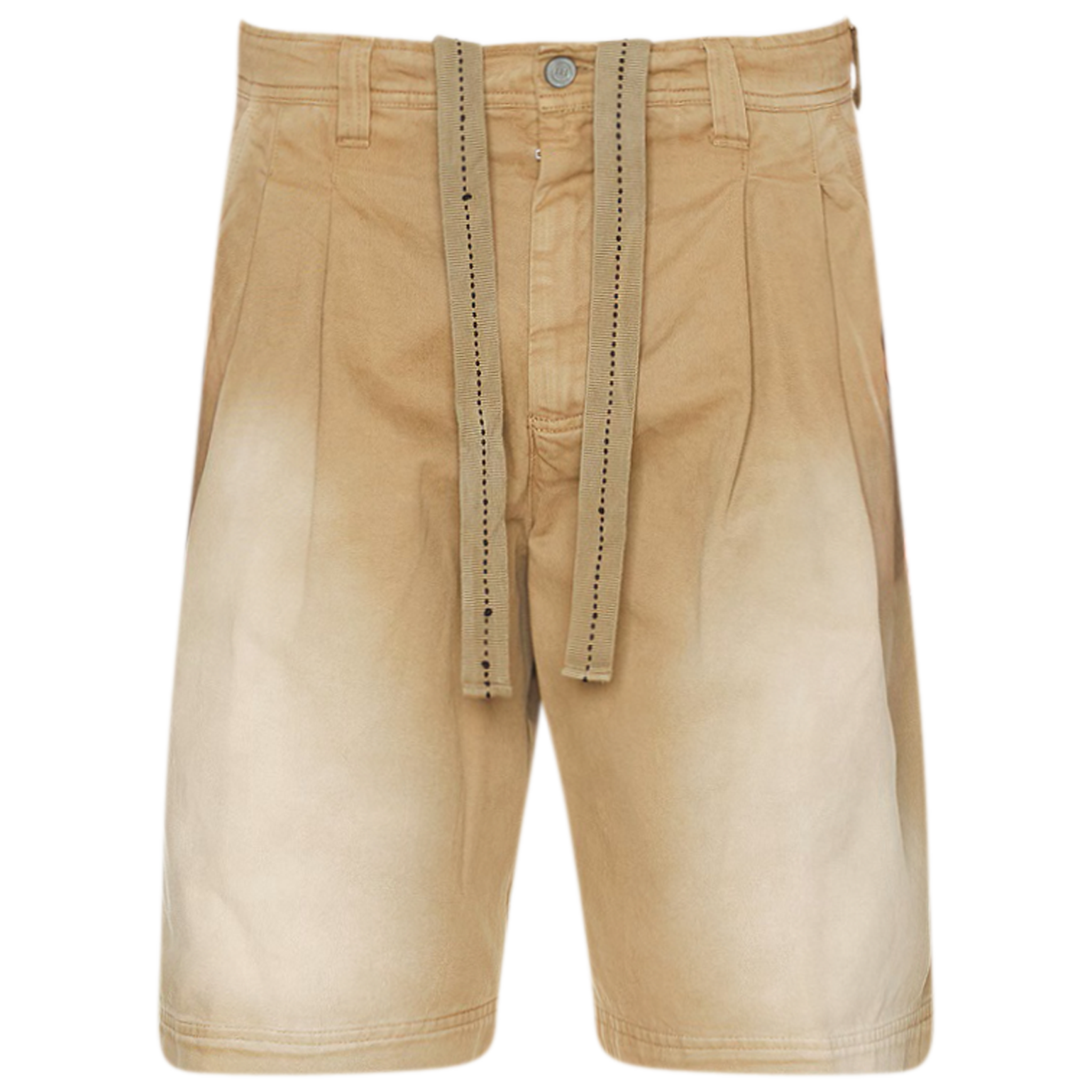 Pleated Chino Woven Shorts