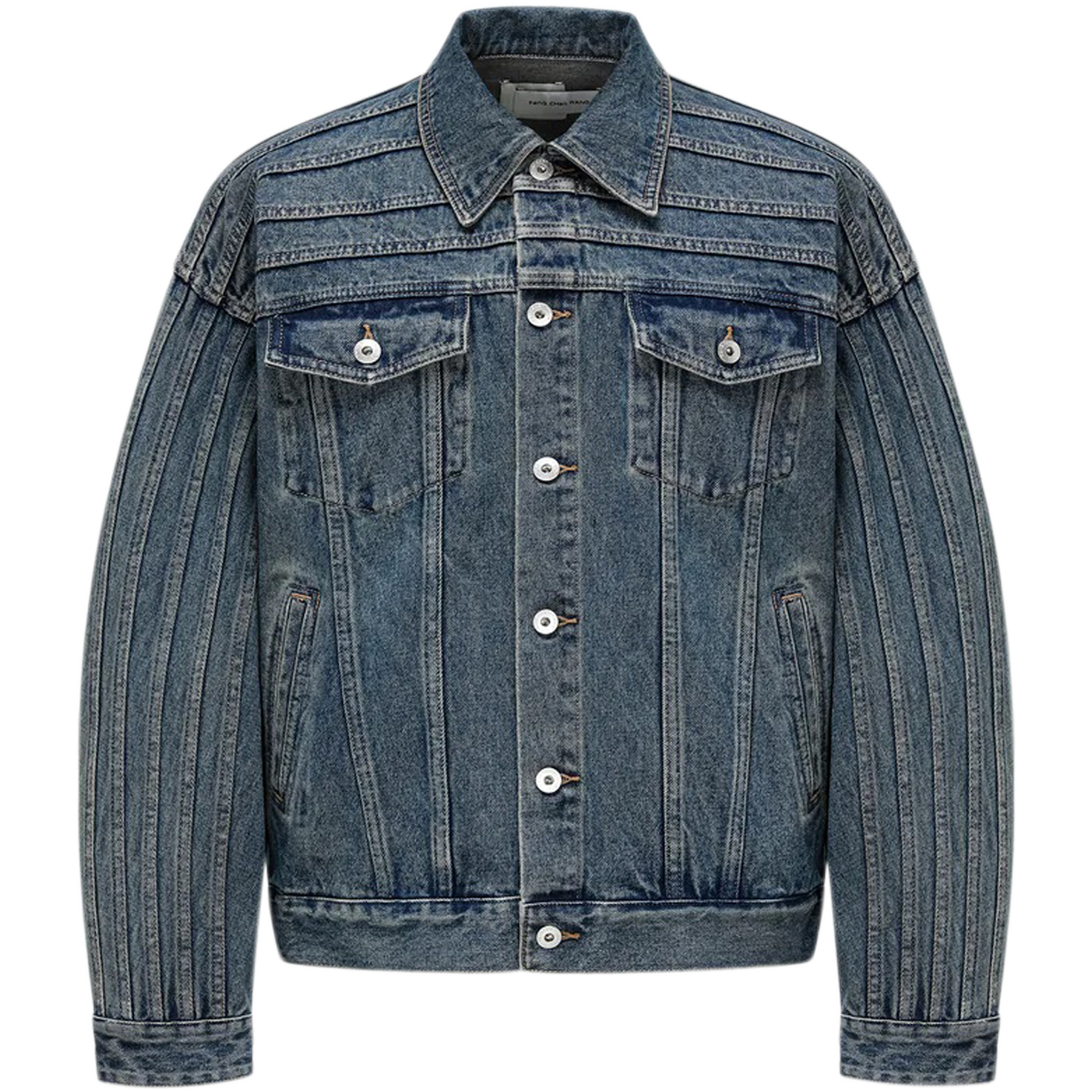 Denim Deconstruction Oversized Jacket