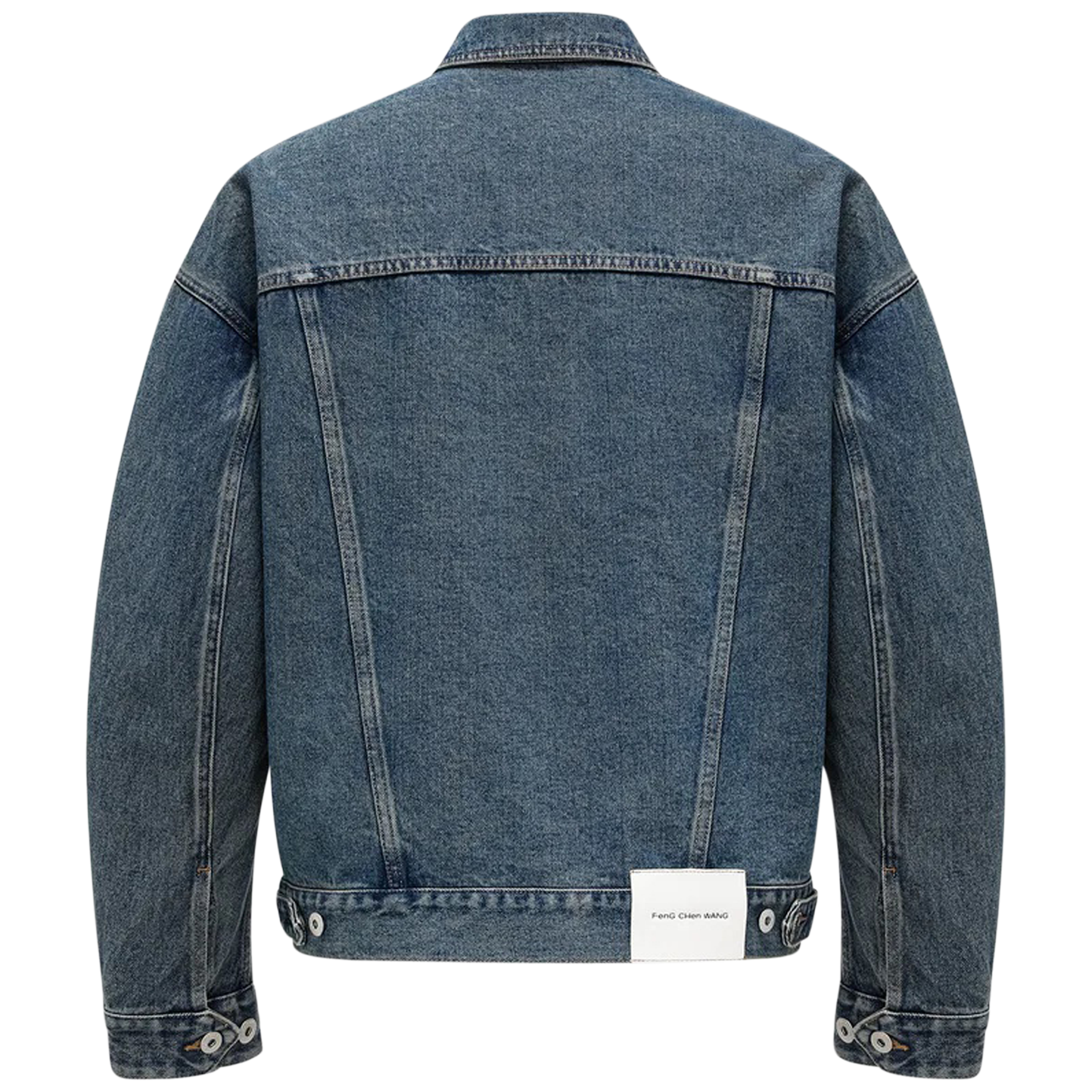 Denim Deconstruction Oversized Jacket