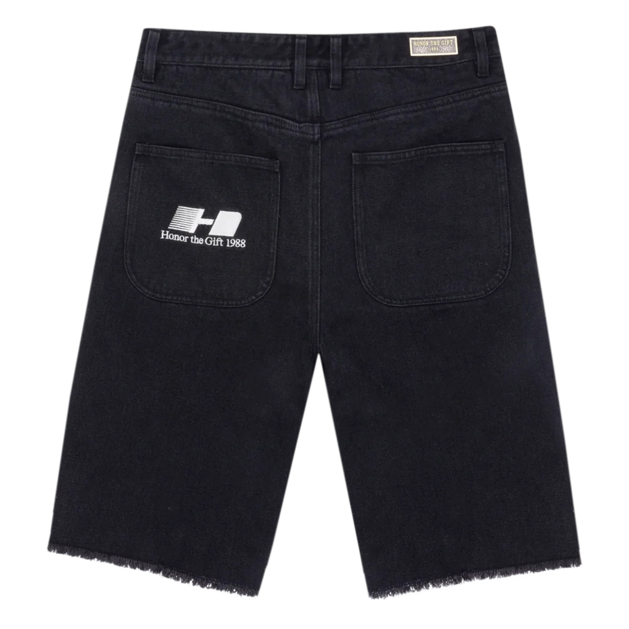 Frayed Edge 11" Denim Bermudas