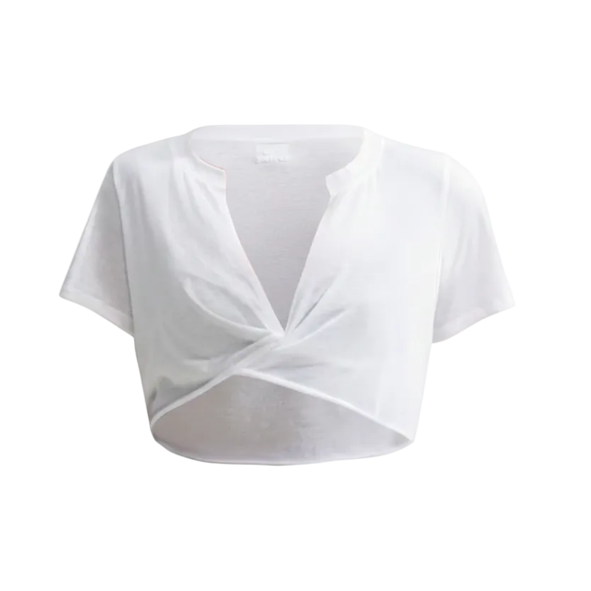 SKIMS X Nike V-Neck Cropped Twist Top