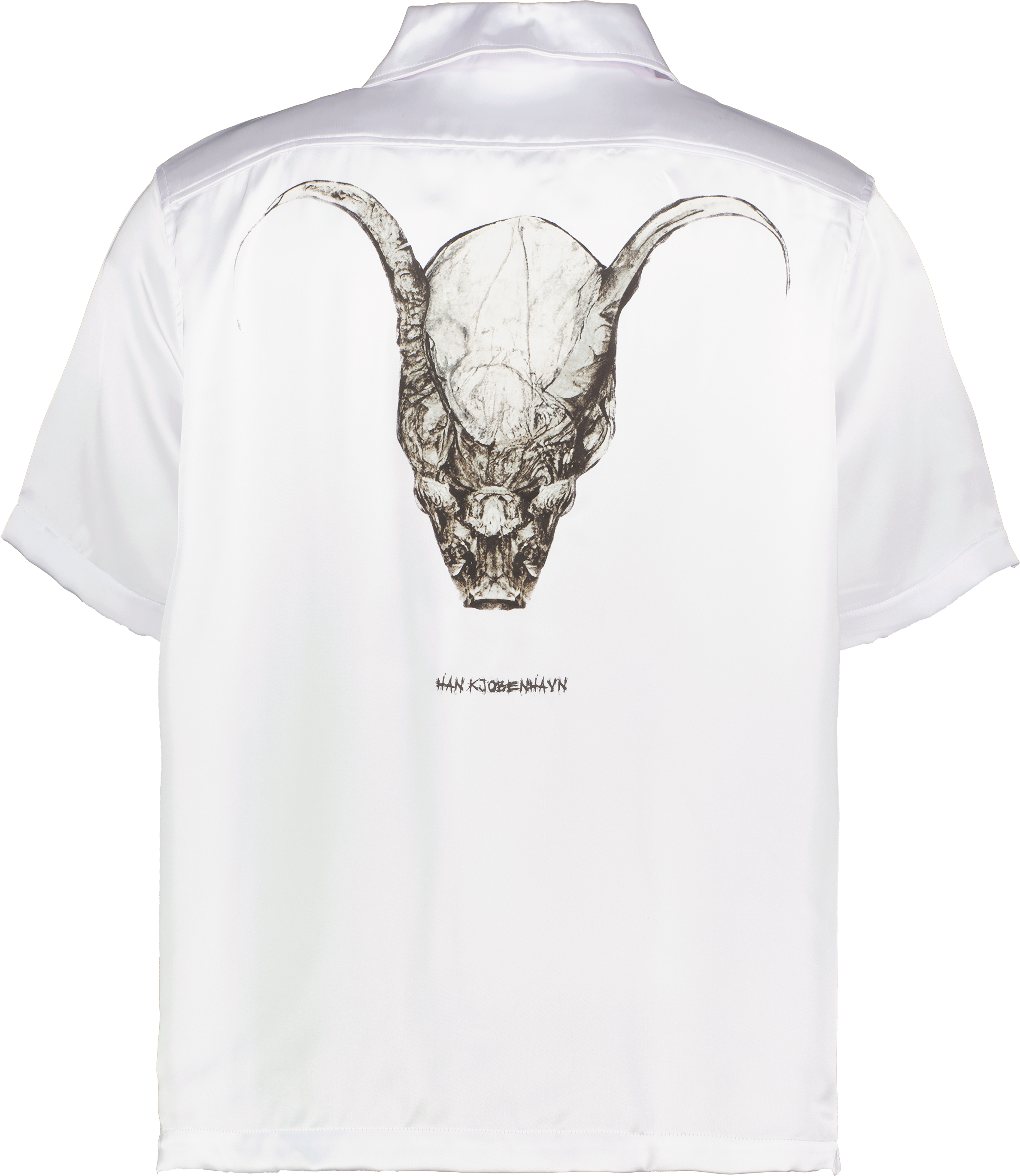 Goat Skull Satin Summer Shirt