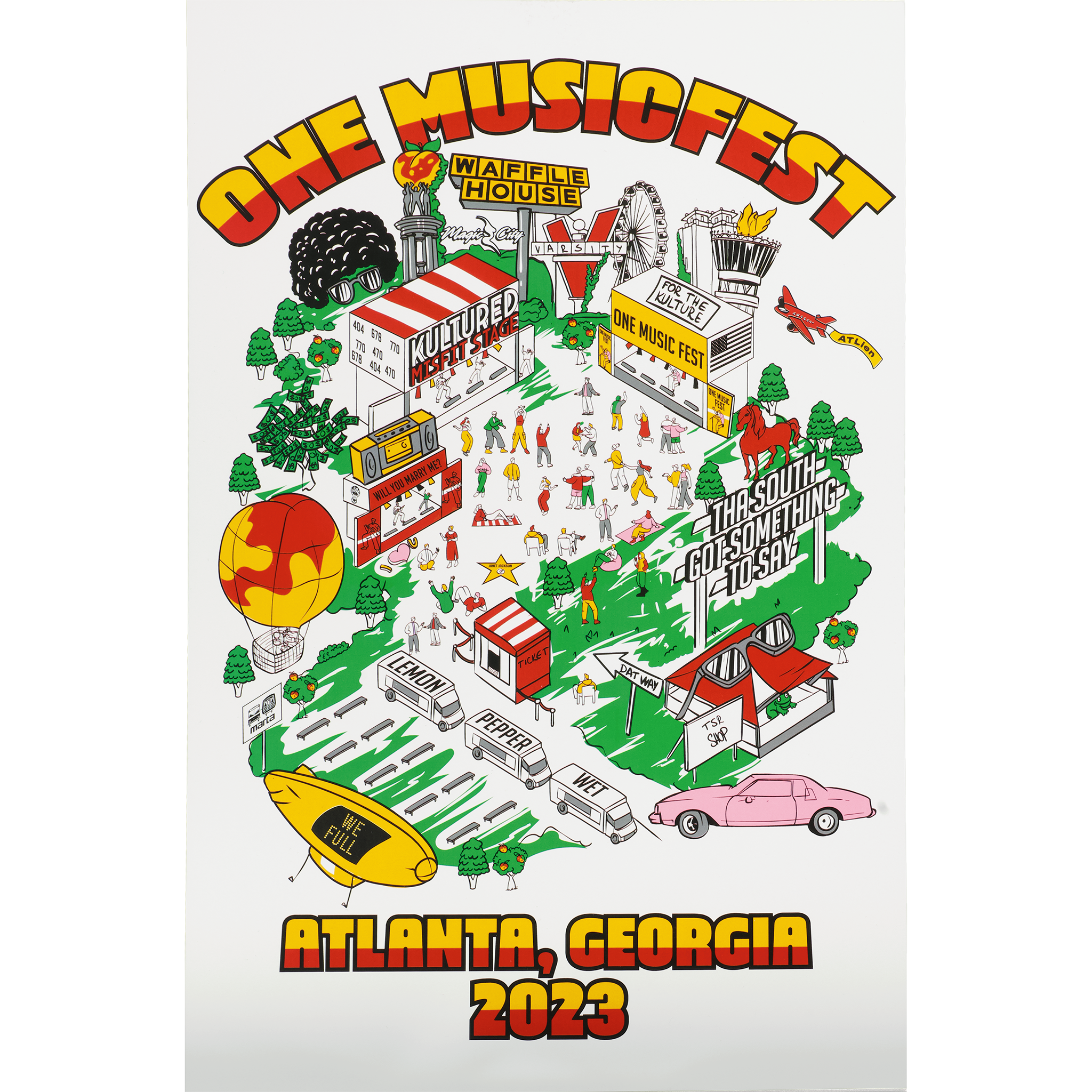 One Music Fest x Kultured Misfits "For the Kulture" Poster