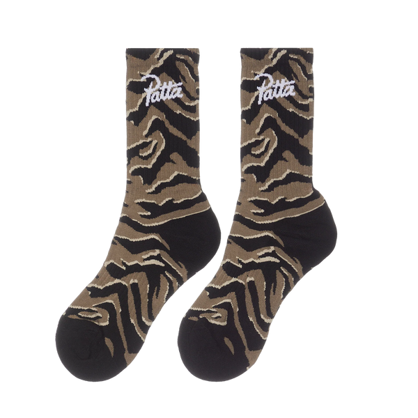 Tiger Stripe Script Logo Sport Socks – Wish Atlanta