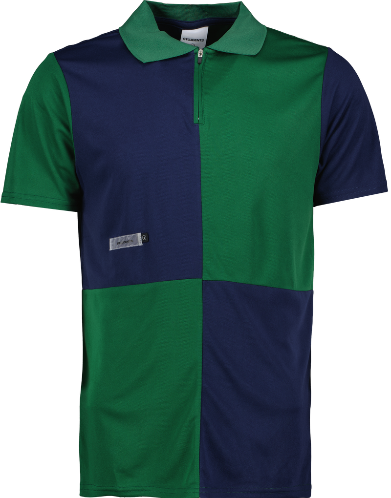 Patchwork online polo shirt