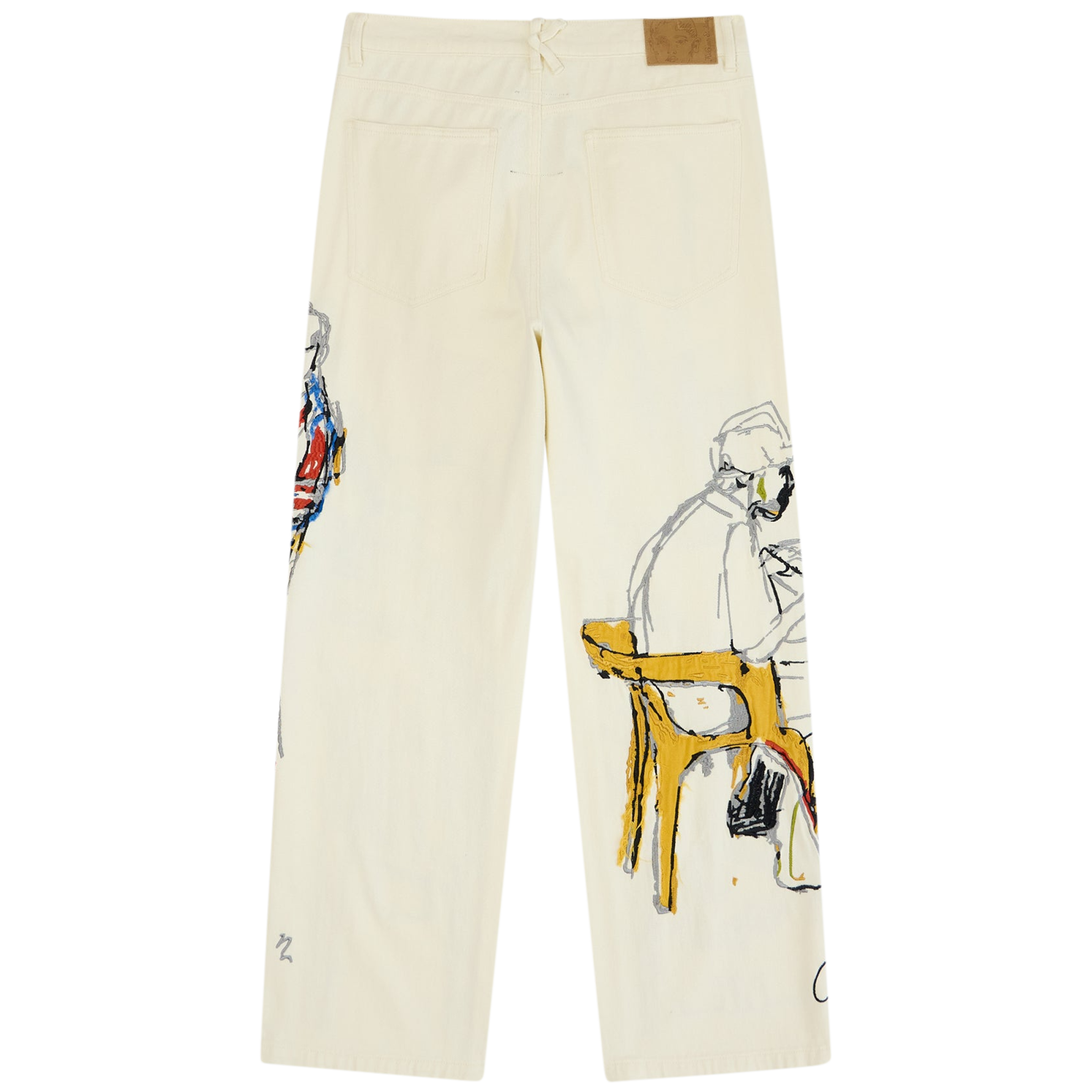 Dominos Embroidery Jeans