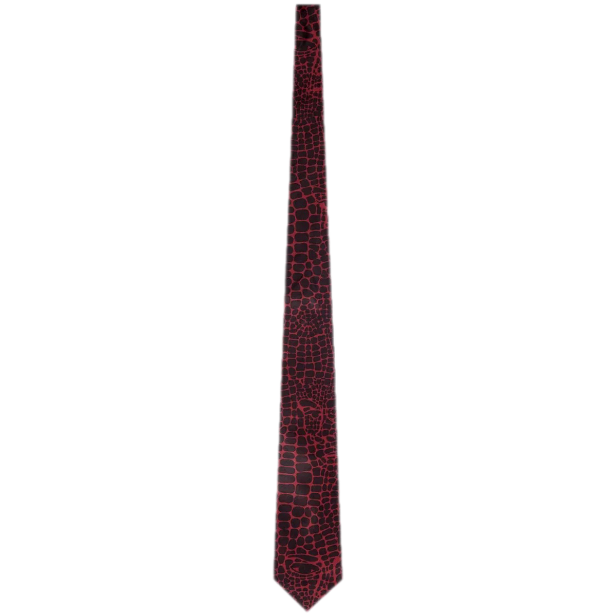Alligator Print Tie