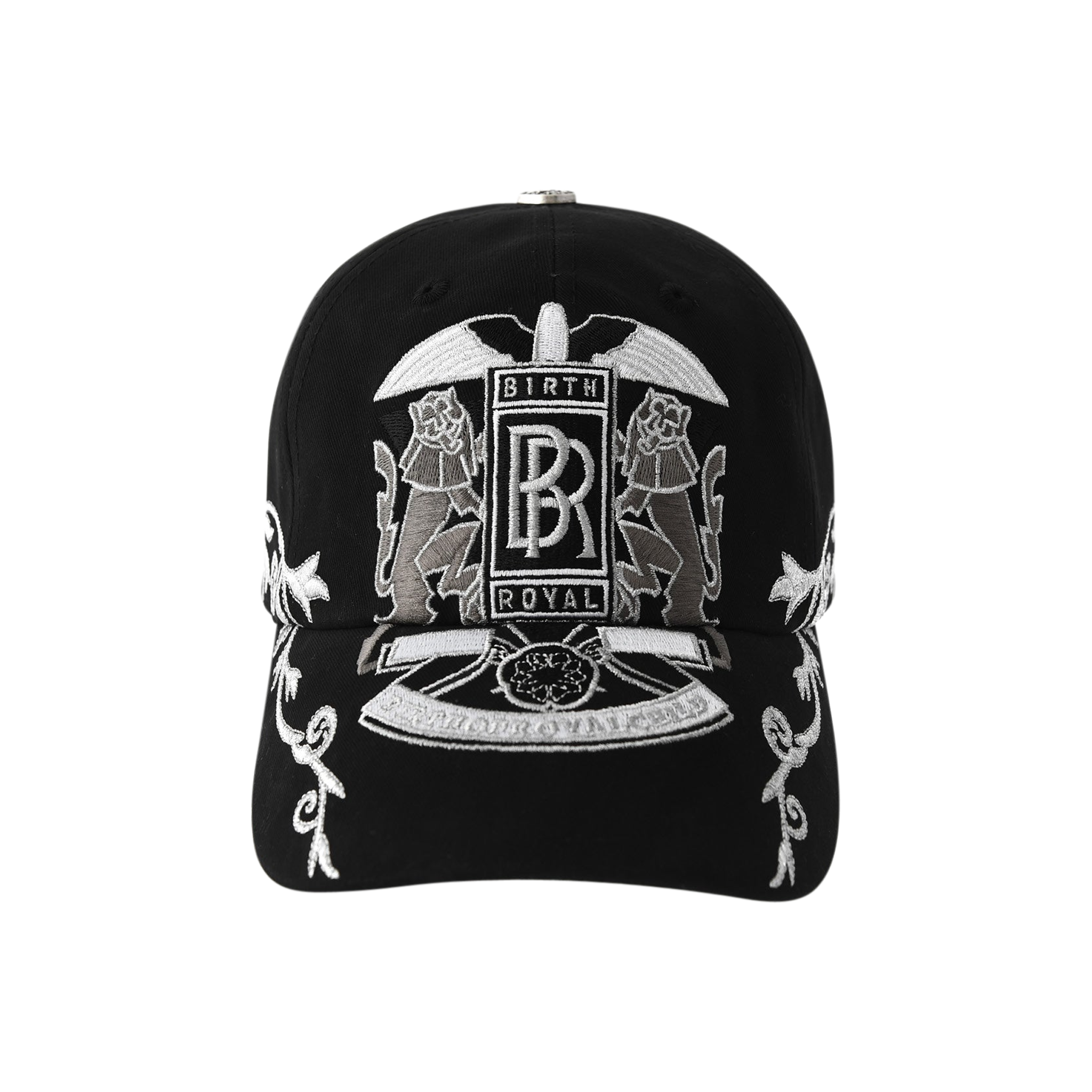 Double Lion Embroidered Baseball Cap
