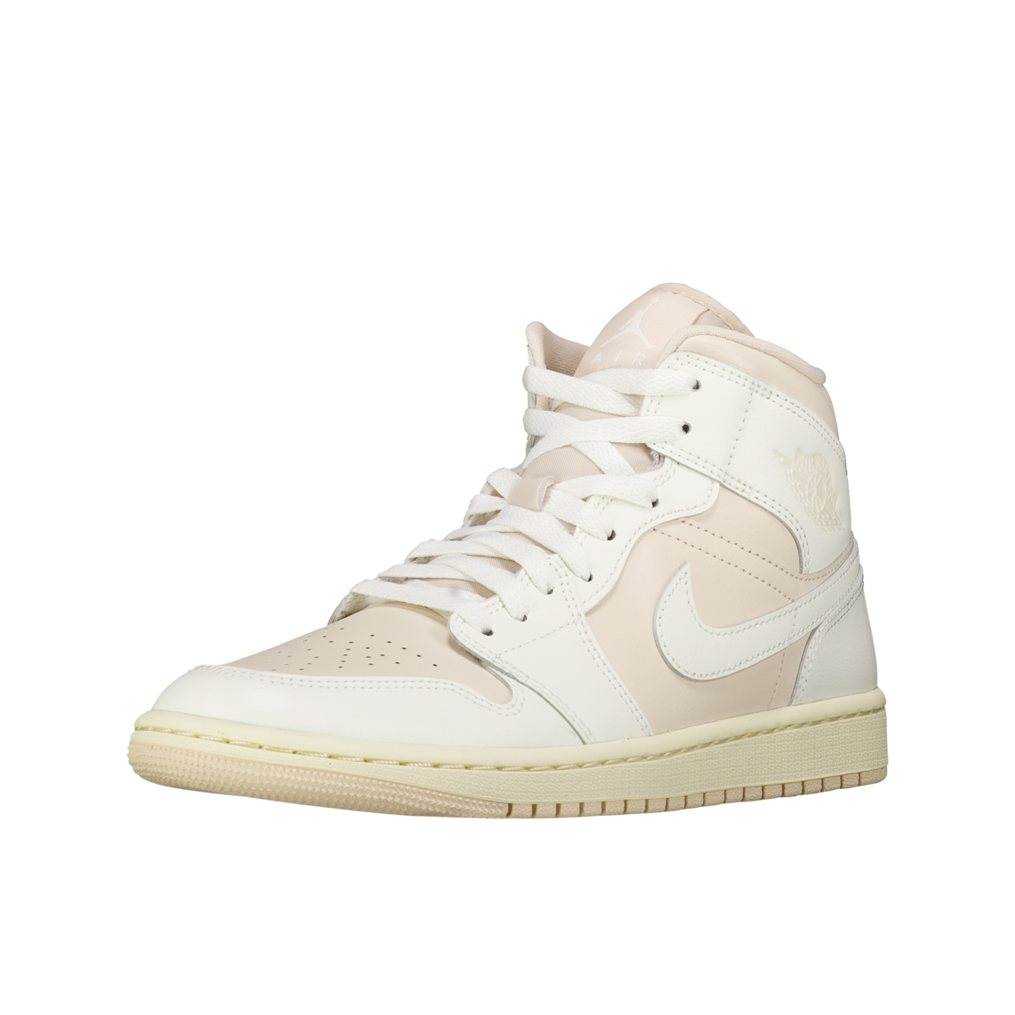 W Air Jordan 1 Mid 'Light Tan'