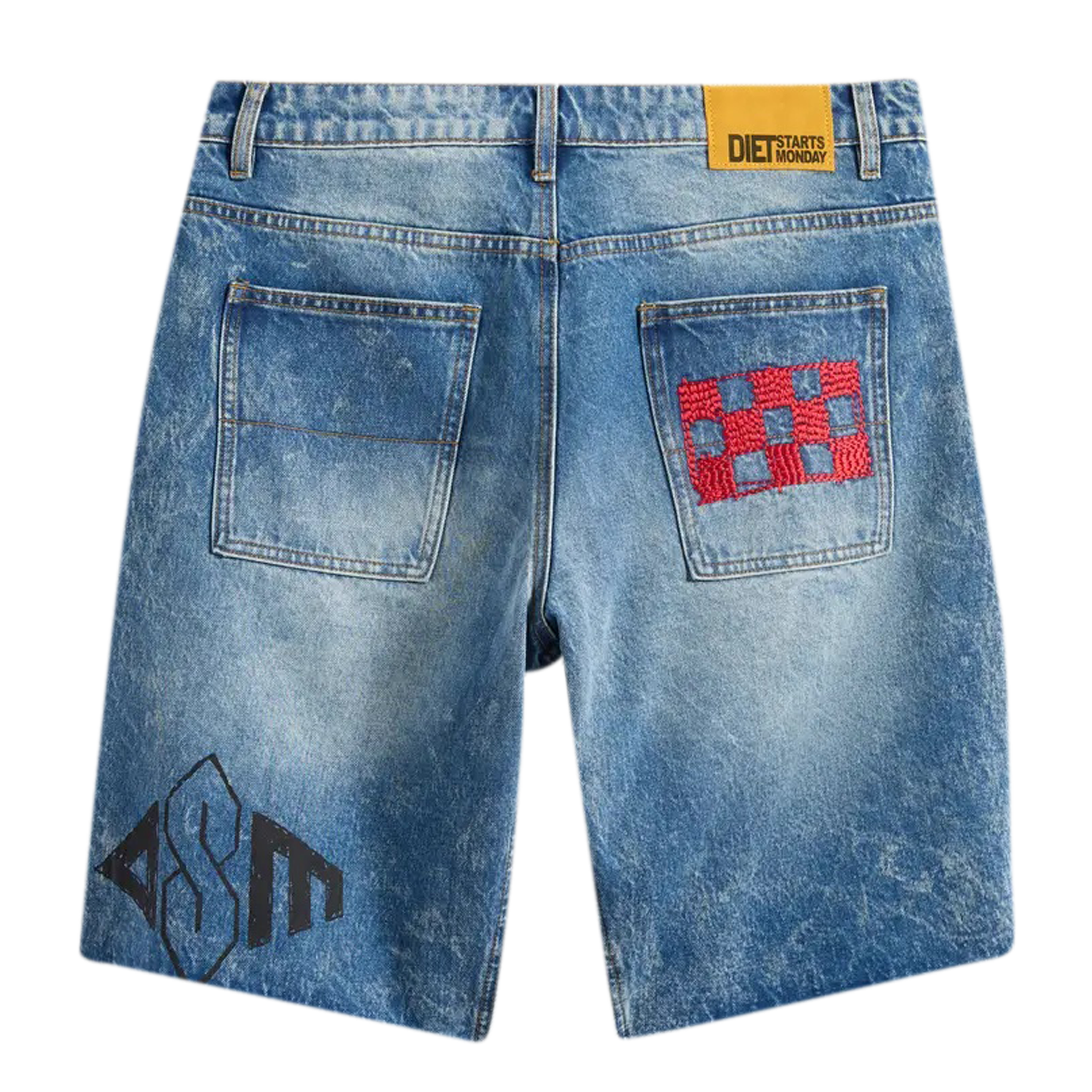Doodle Denim Shorts