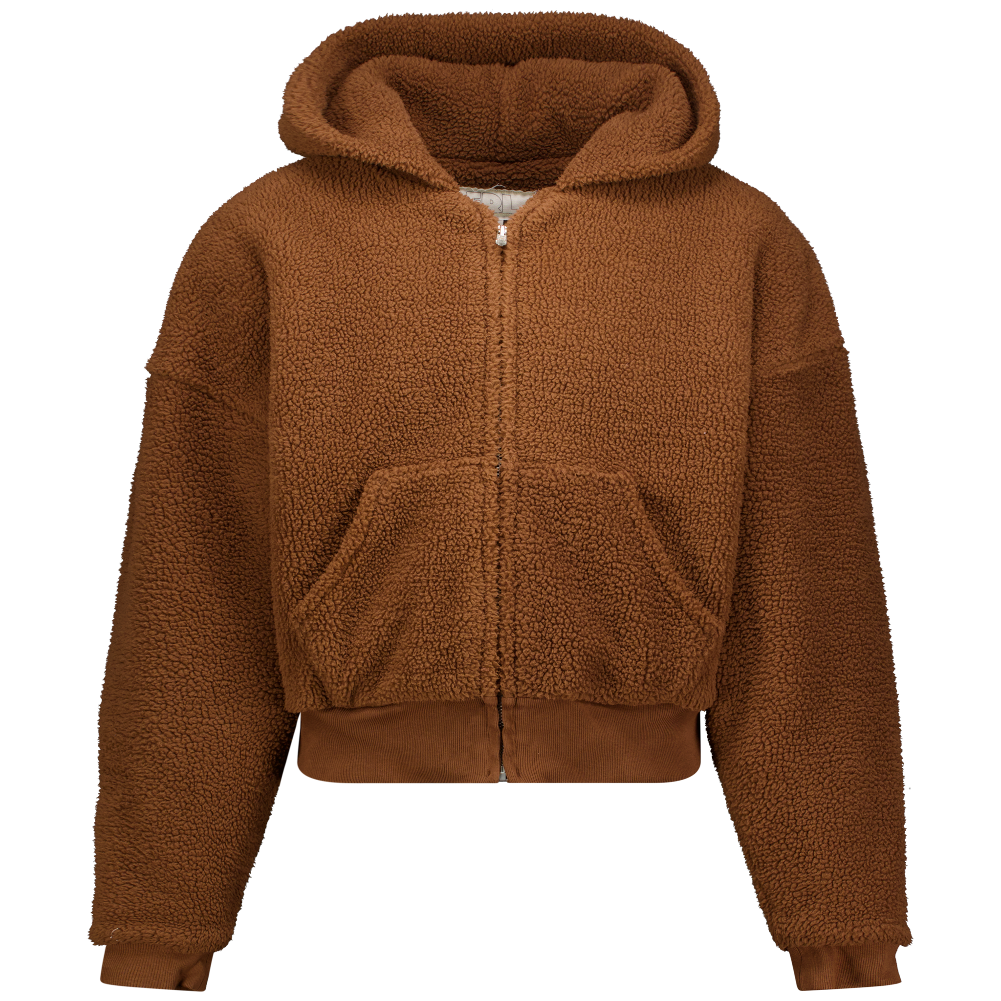 Terry Fleece Zipped Hoodie Knit