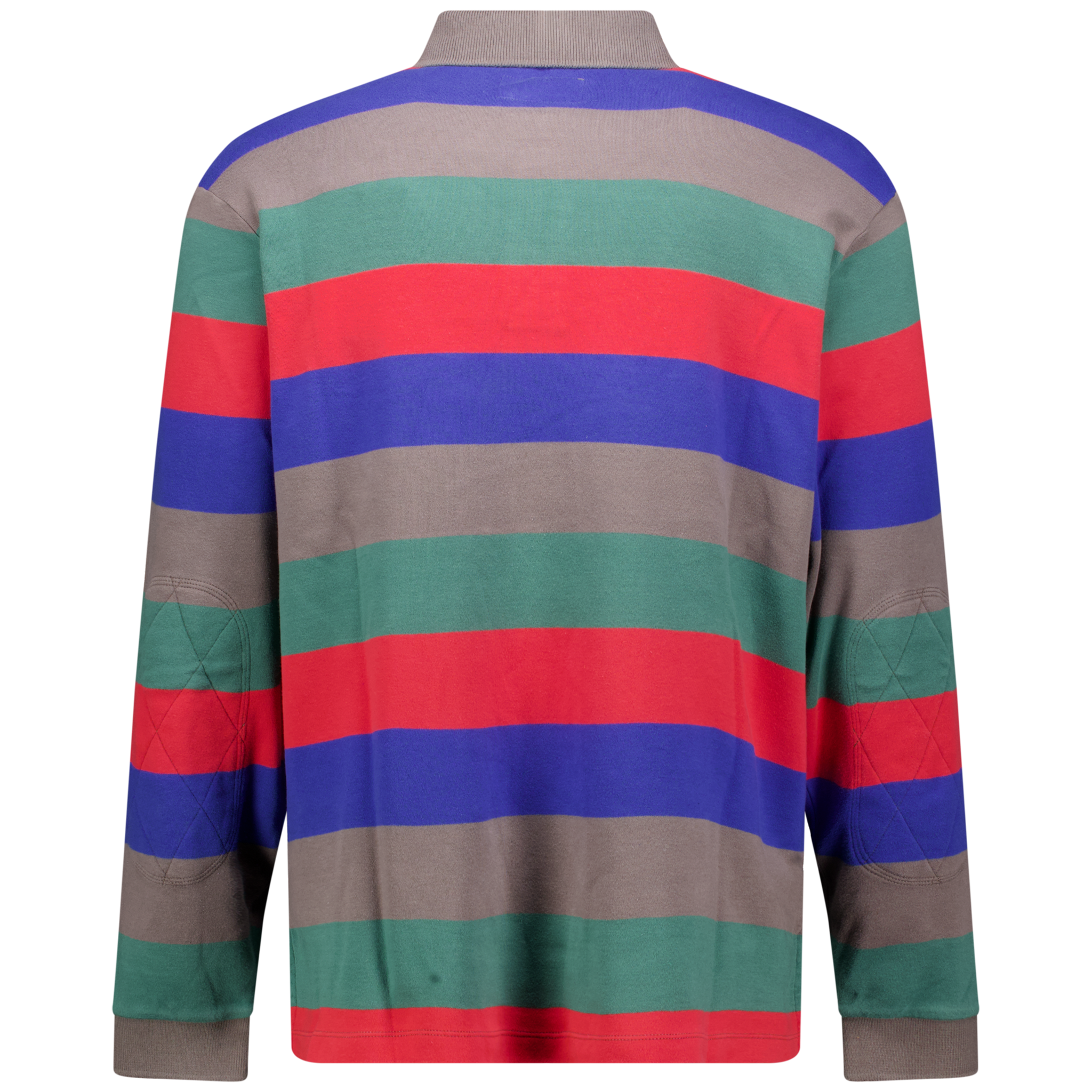 Striped Long Sleeve Polo Knit