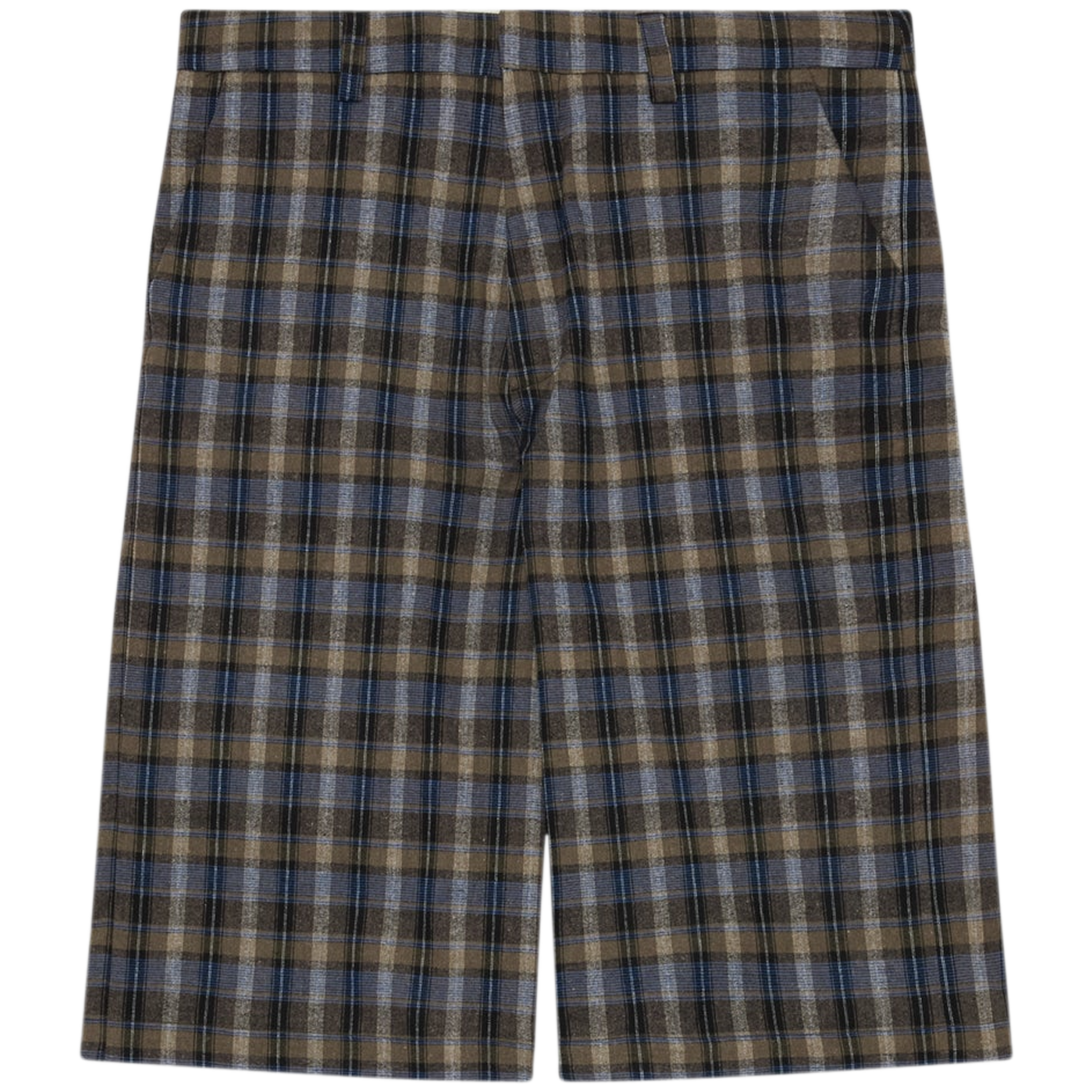 Check Woven Shorts