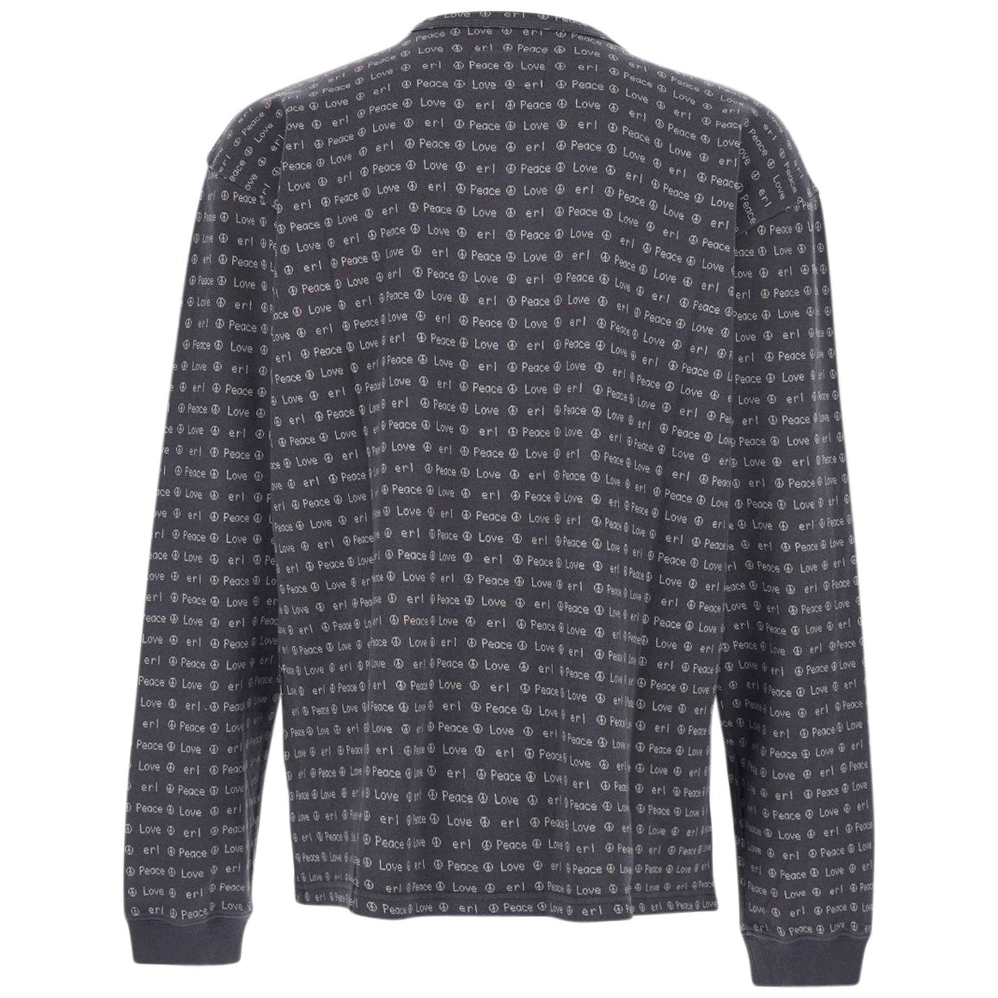 Jacquard Long Sleeve Knit Tee
