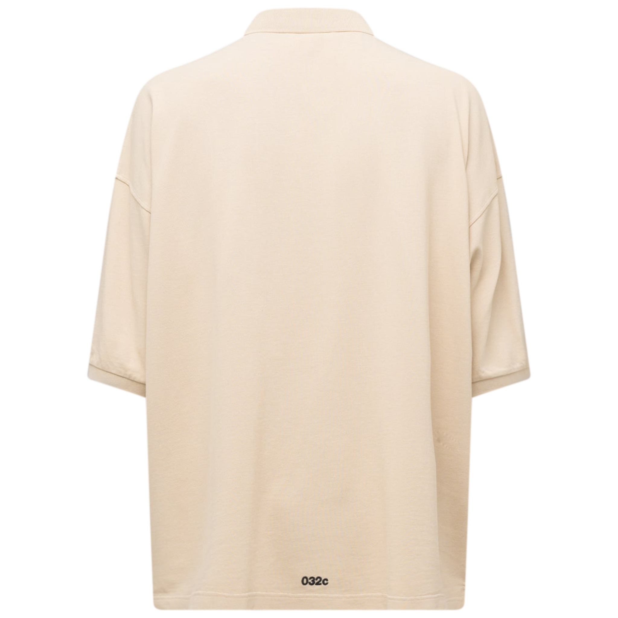 'Fainting Cross' Oversized Polo Shirt