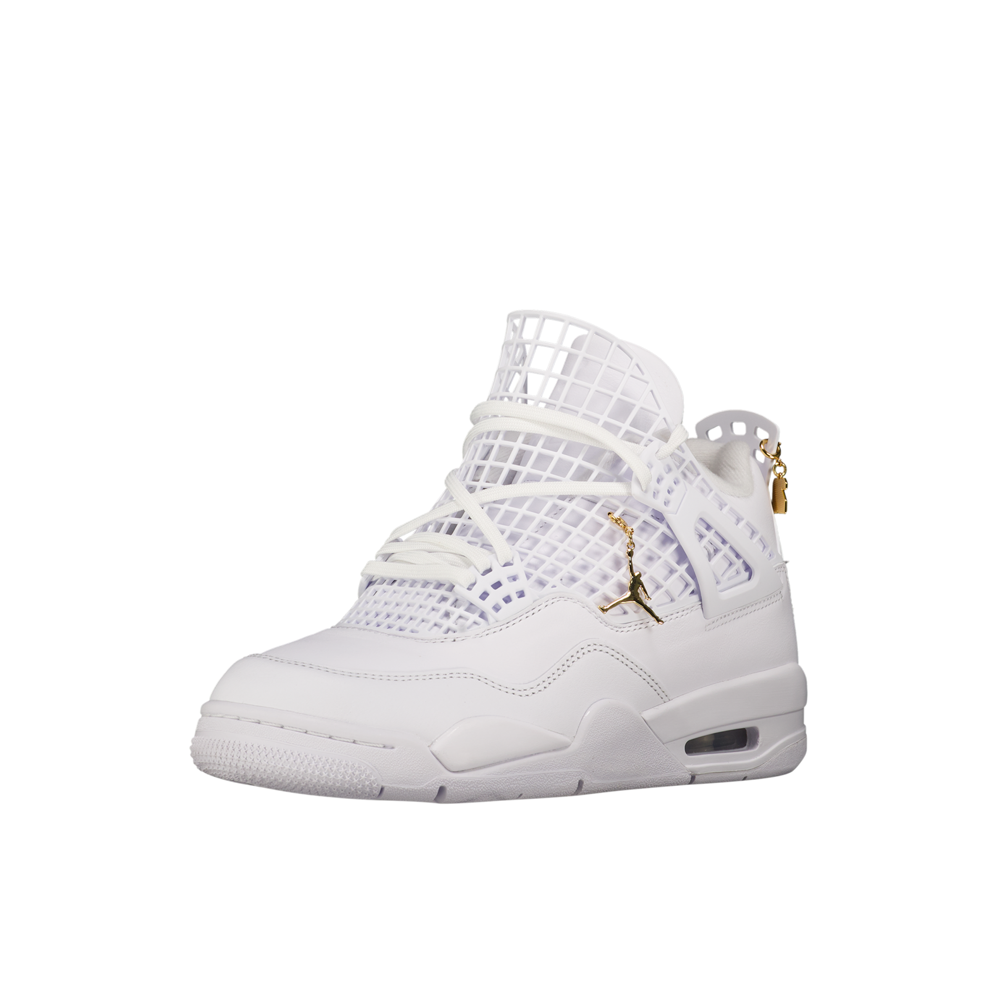 W Air Jordan 4 Net 'Triple White'