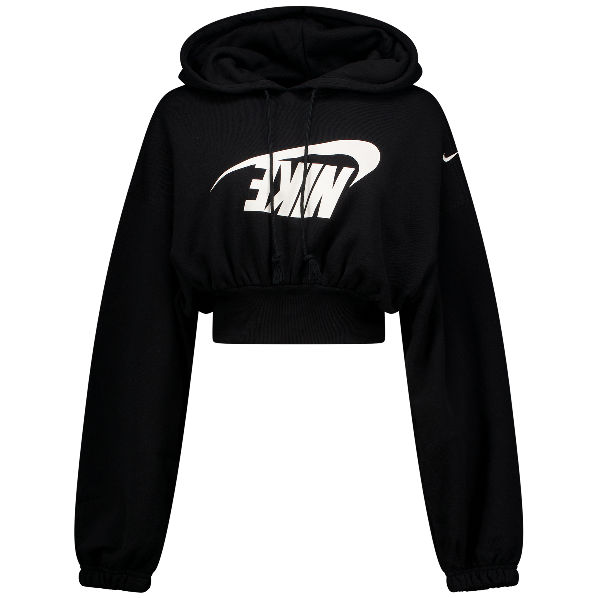 Nike Sportswear Oversized Cropped French Terry Pullover Hoodie