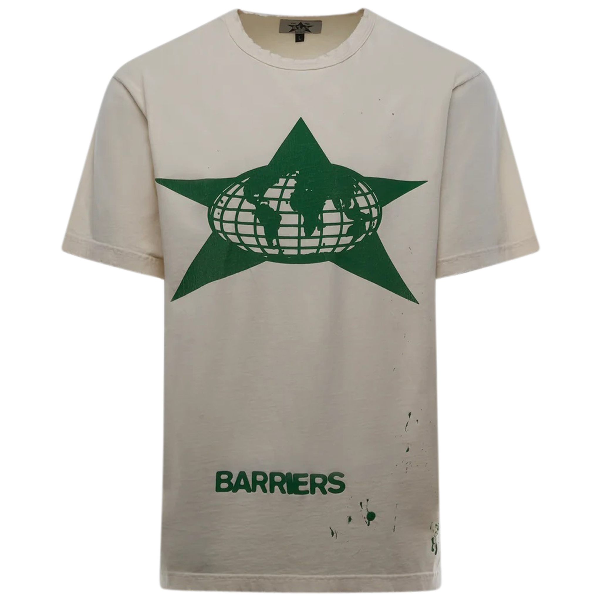 Distressed Star Logo Ringer Tee