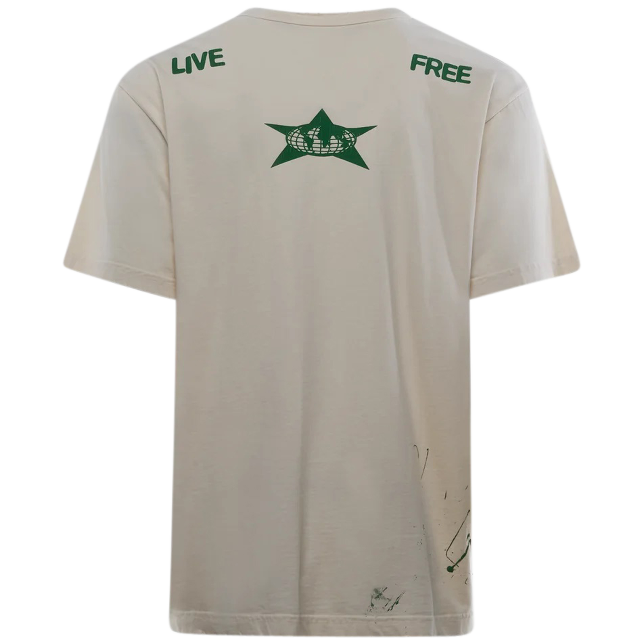 Distressed Star Logo Ringer Tee