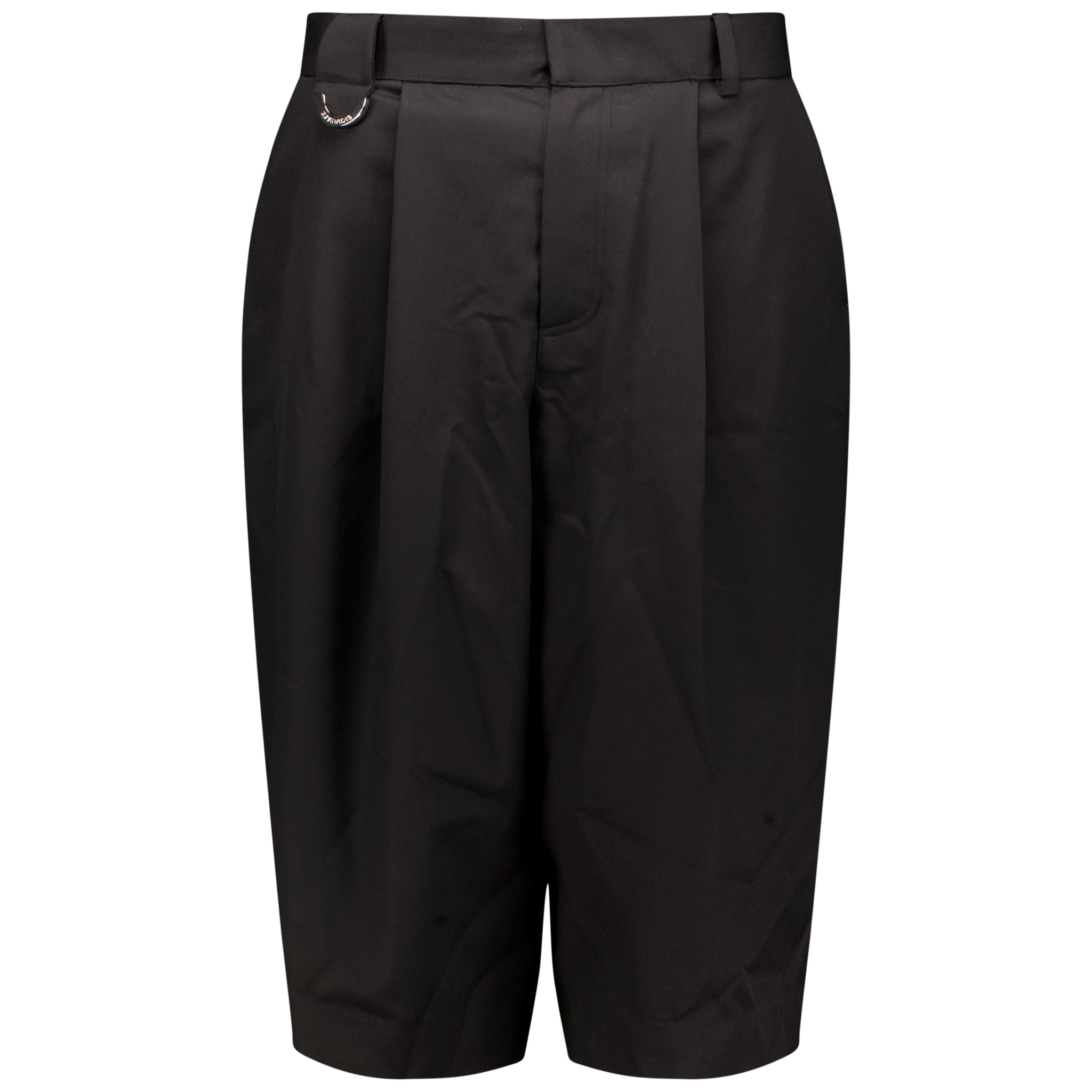 Wool Garbadine Tailored Shorts