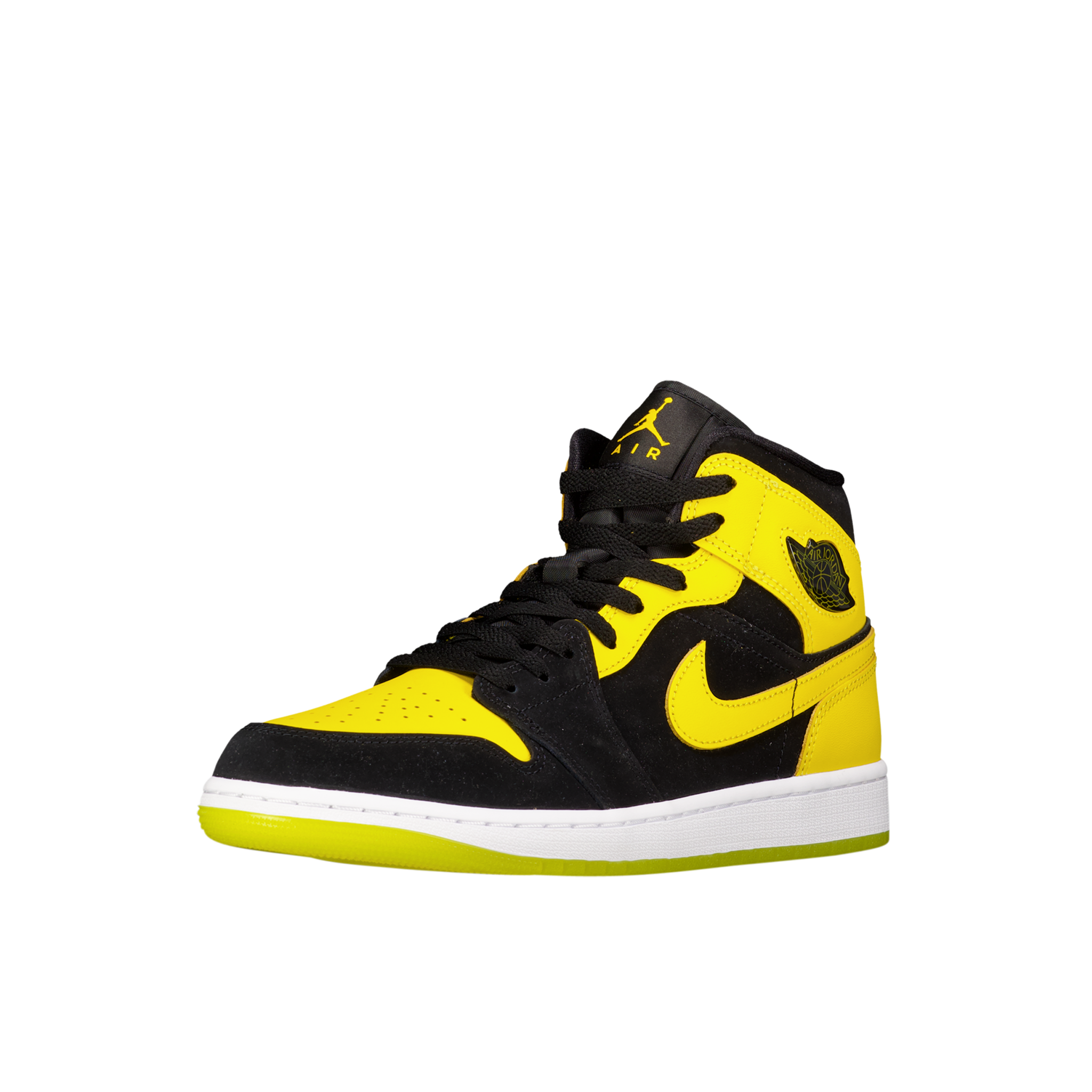 Nike Air Jordan 1 ブラック/イエロー NIKE（ナイキ） NIKE AIR JORDAN 1 MID SE エア ジョーダン ミッド