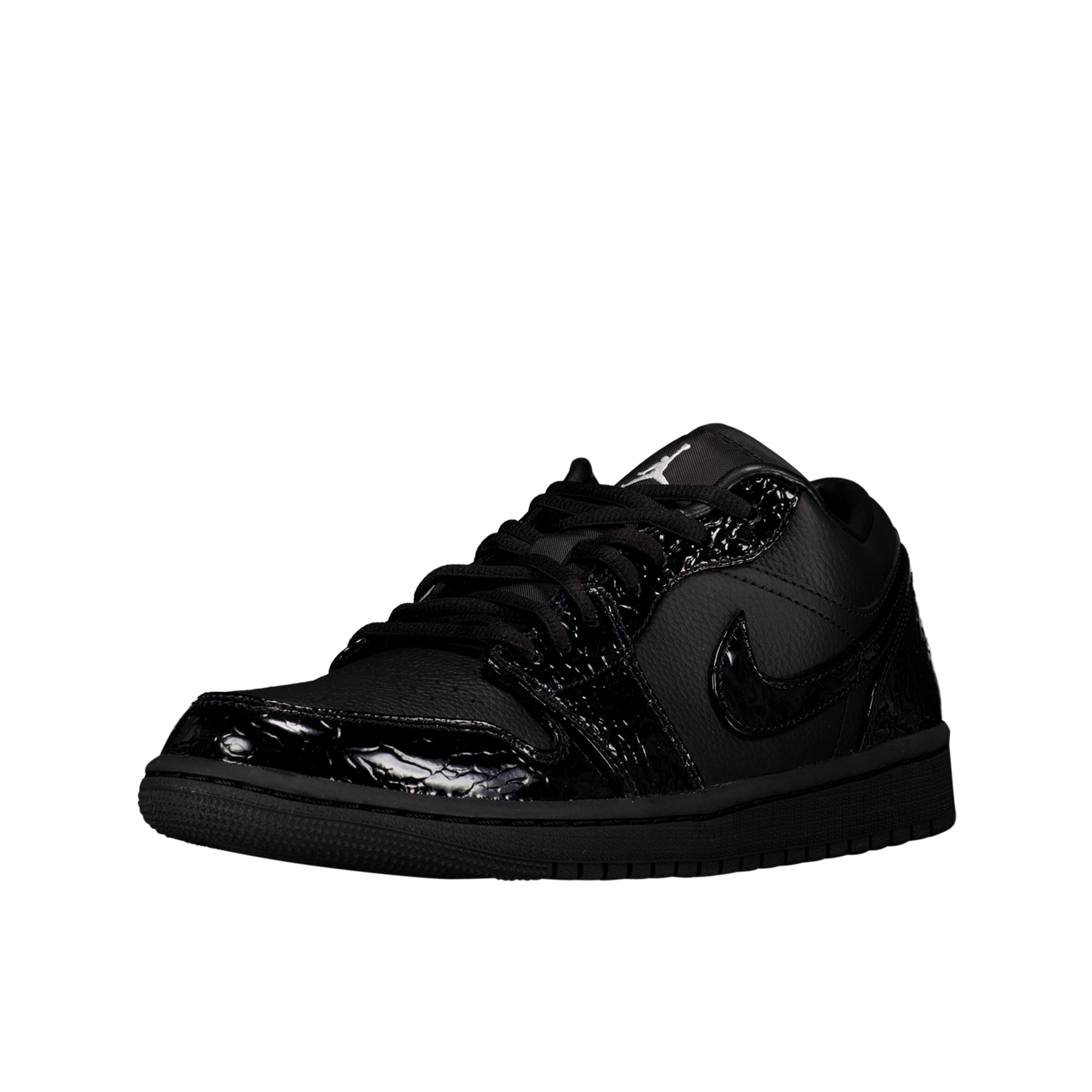 W Air Jordan 1 Low 'Black Croc'