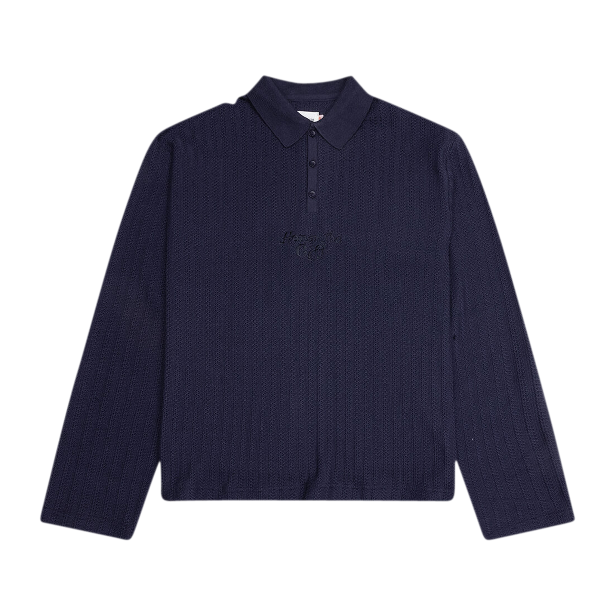 Long Sleeve Knit Polo