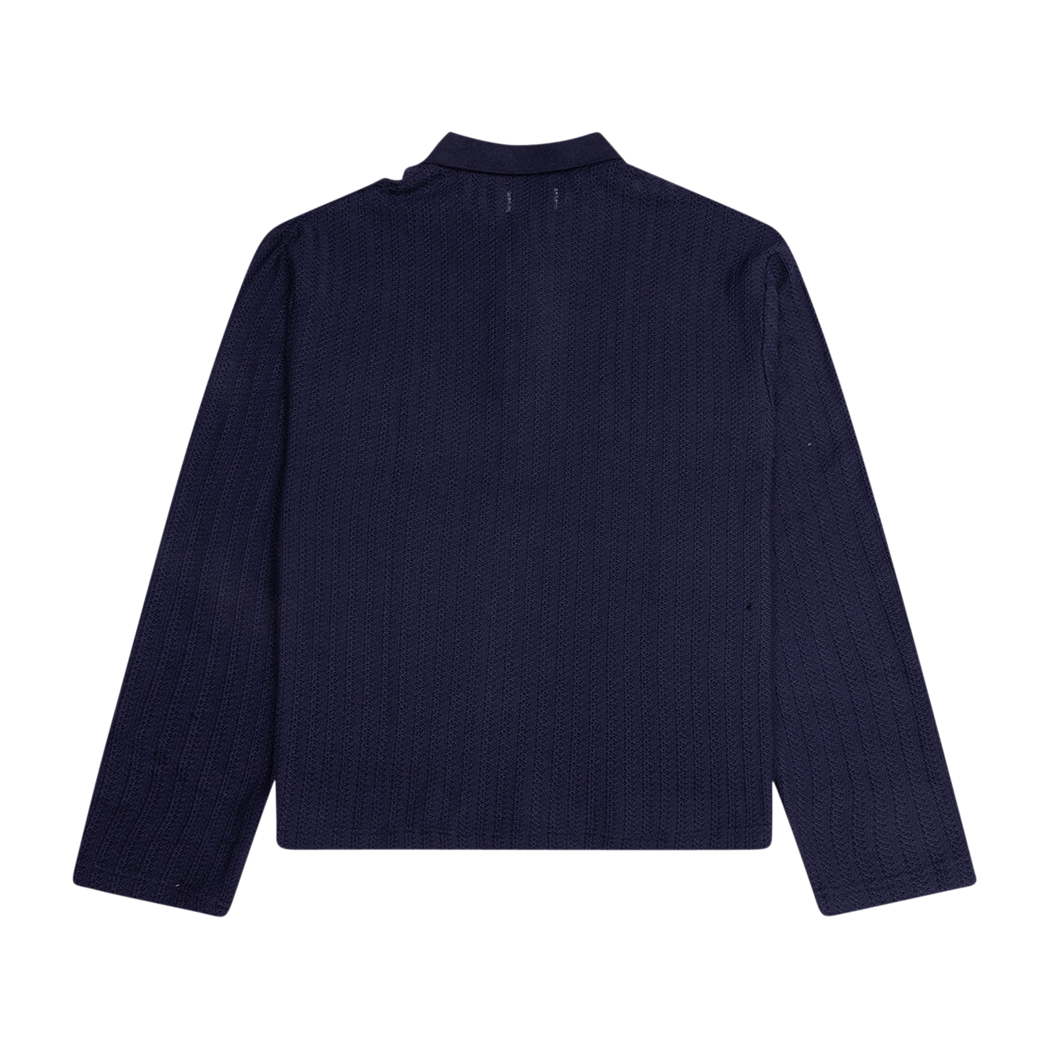 Long Sleeve Knit Polo