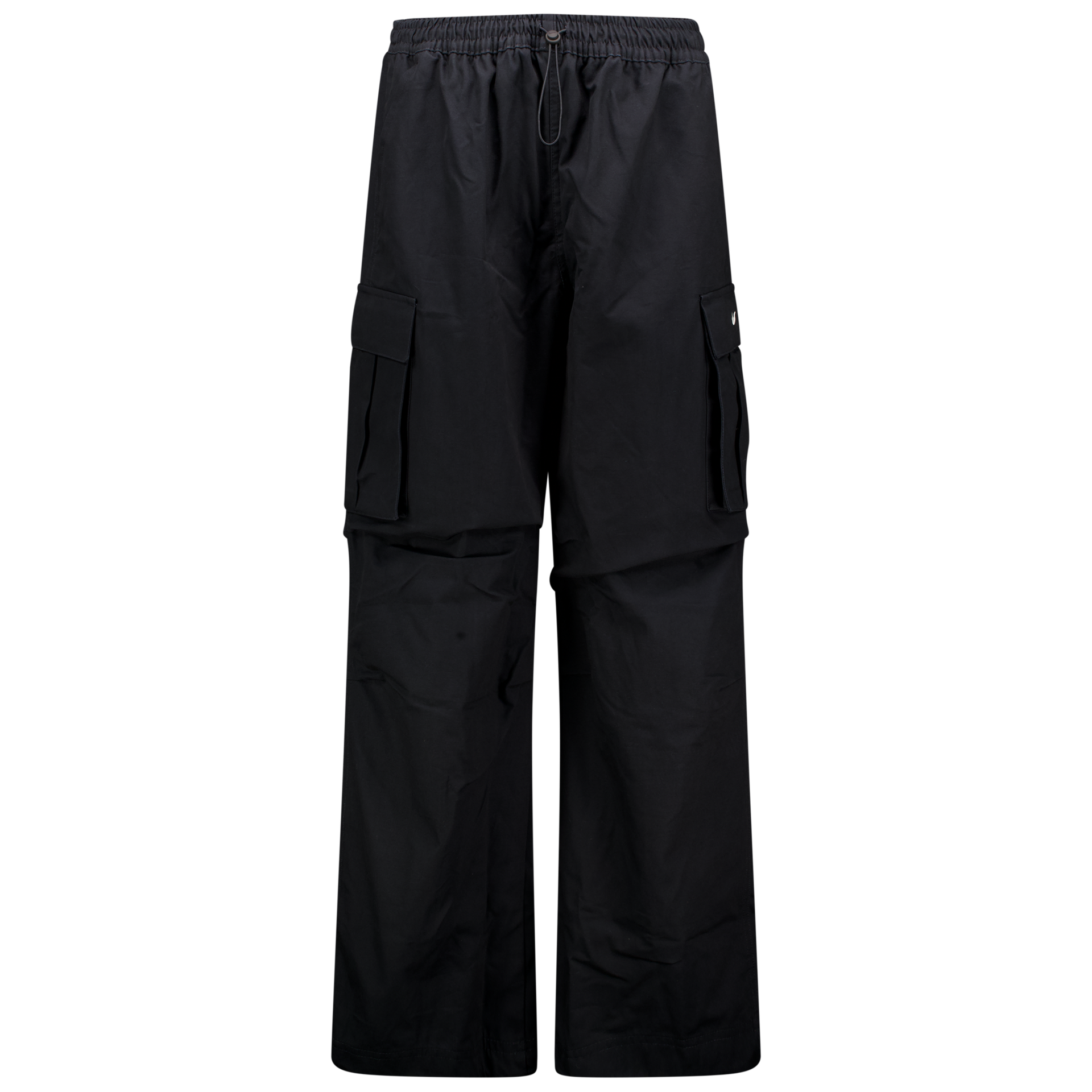 Mid-Rise Oversized Woven Cargo Pants