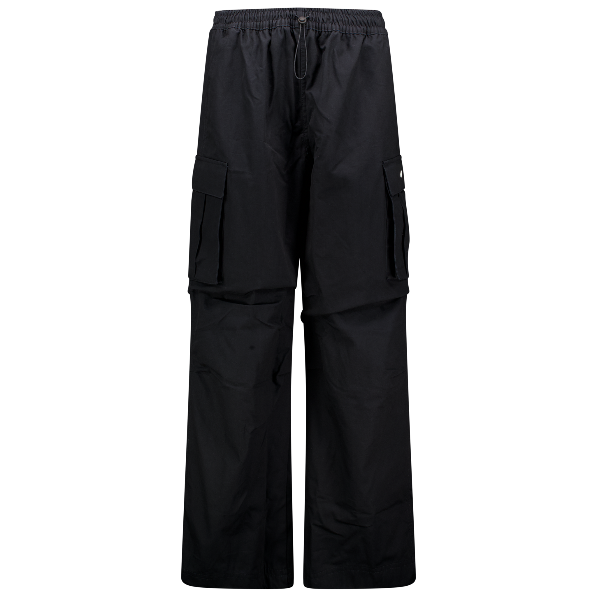 Mid-Rise Oversized Woven Cargo Pants